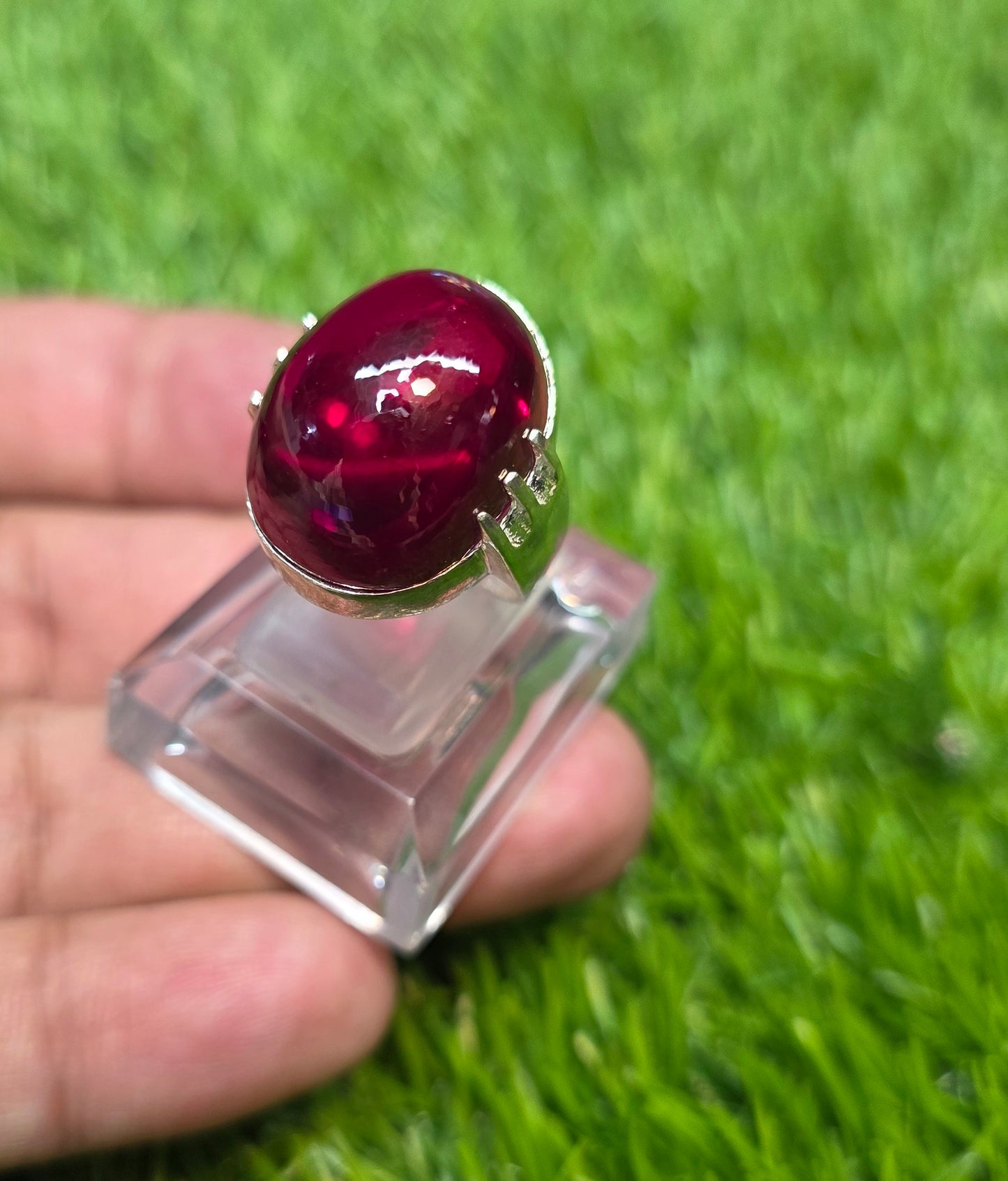 Premium Quality Pota Yaqoot Ring
