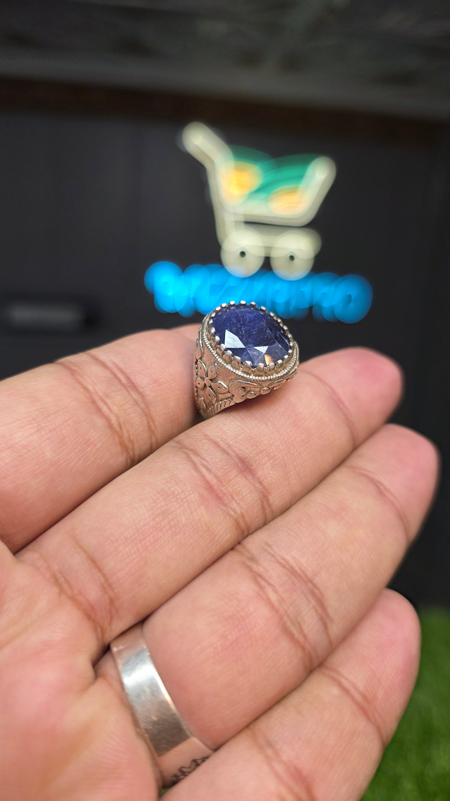 Premium Quality Neelam Ring