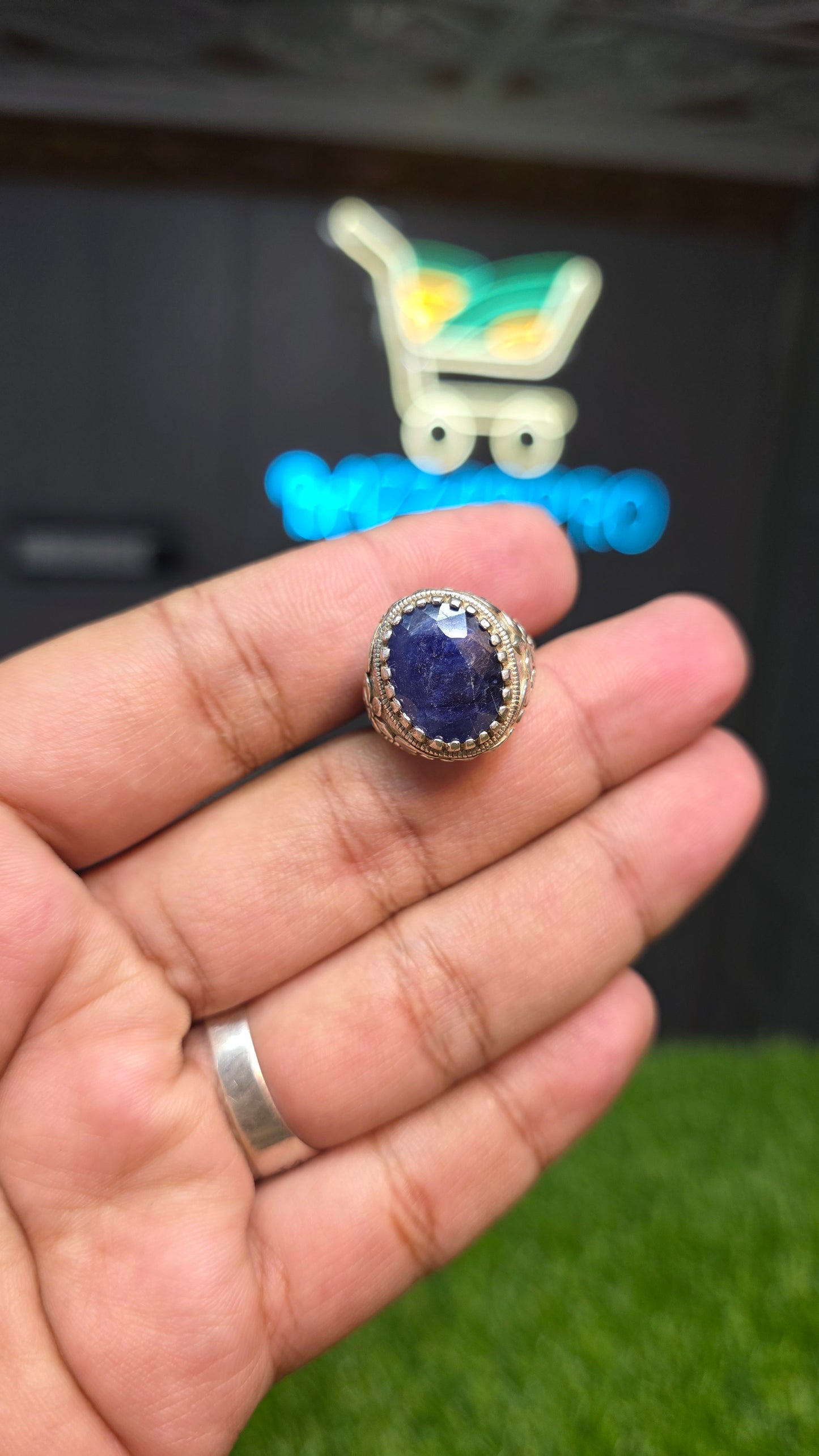 Premium Quality Neelam Ring