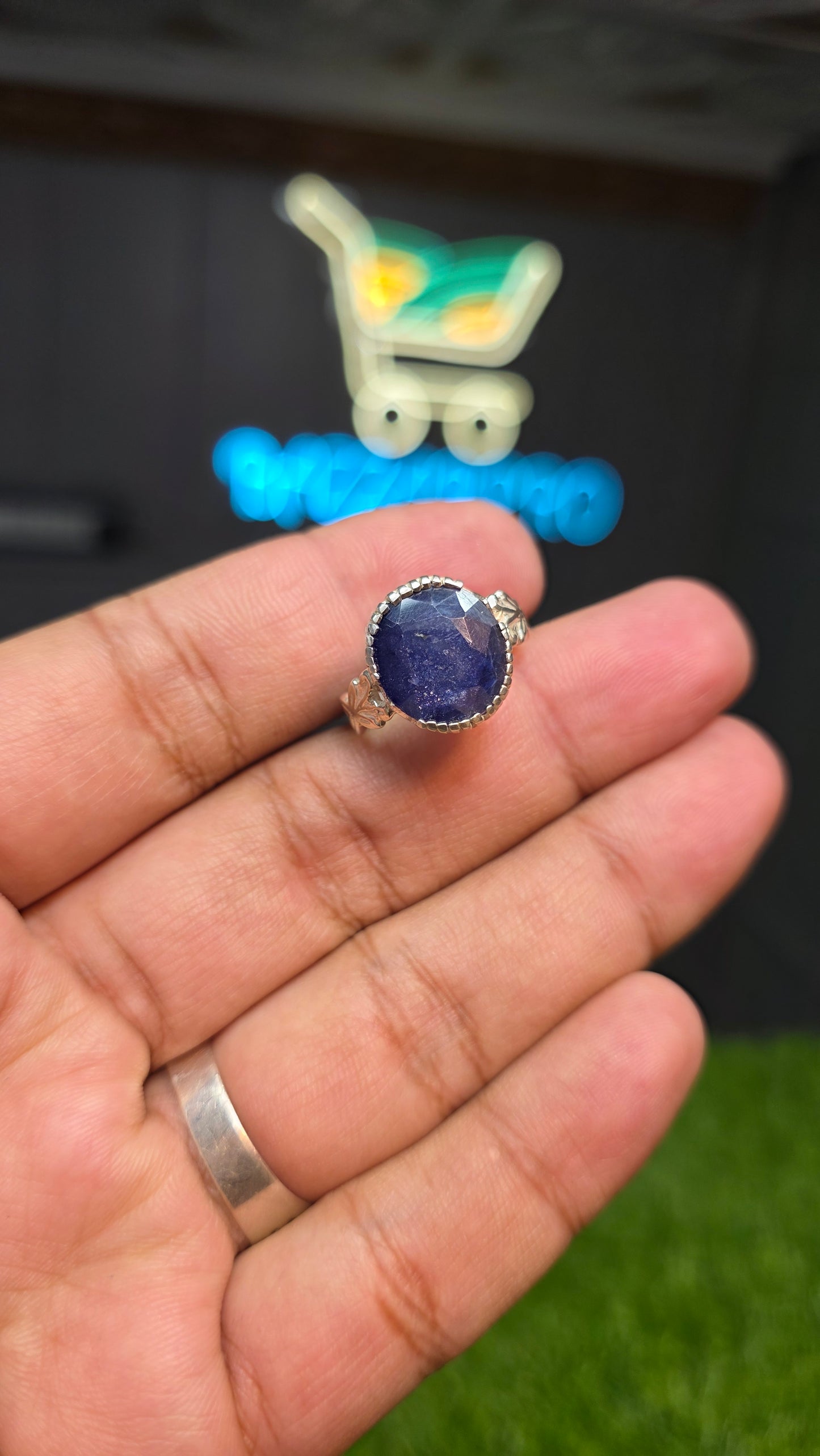 Premium Quality Neelam Ring