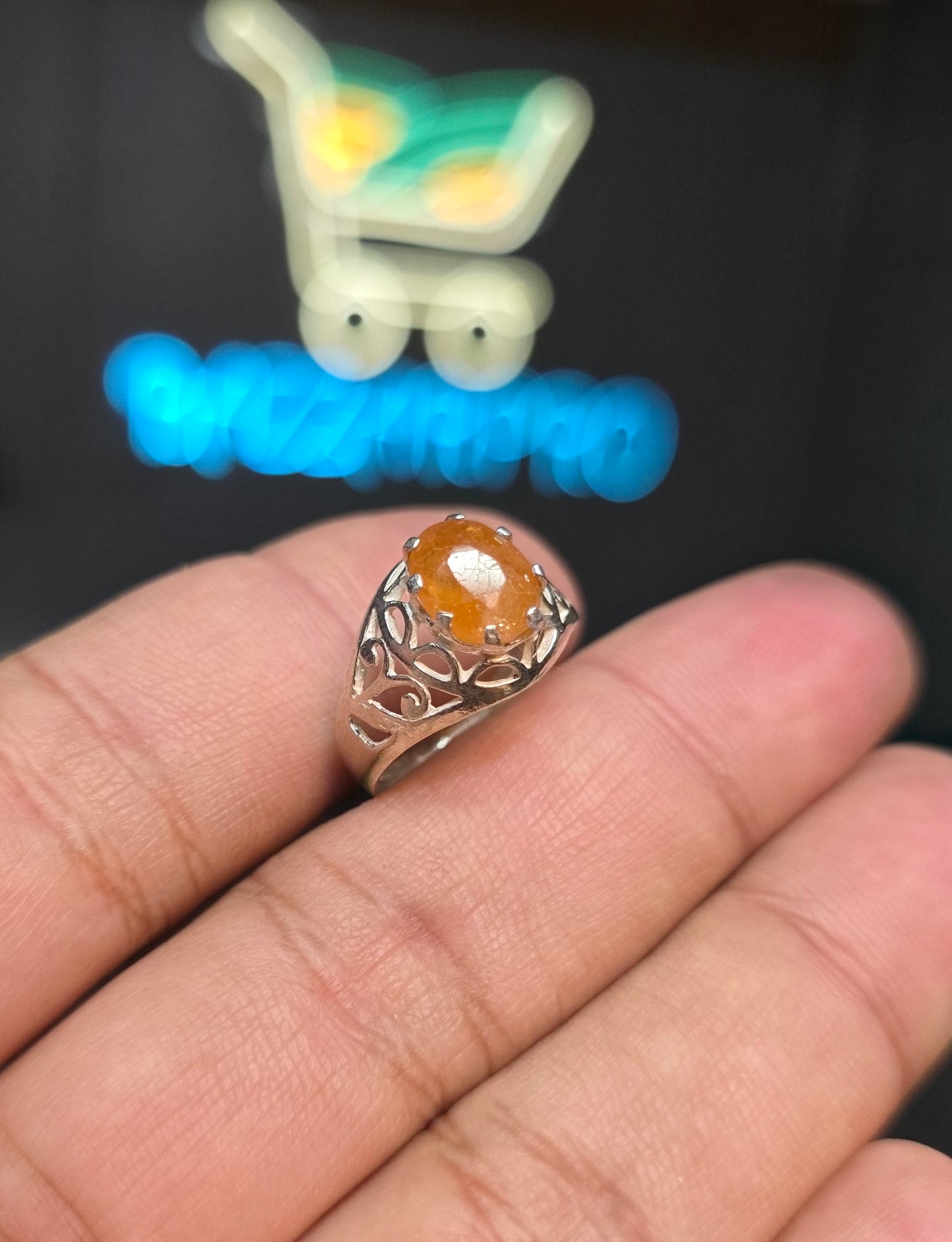 Premium Quality Pukhraj Ring