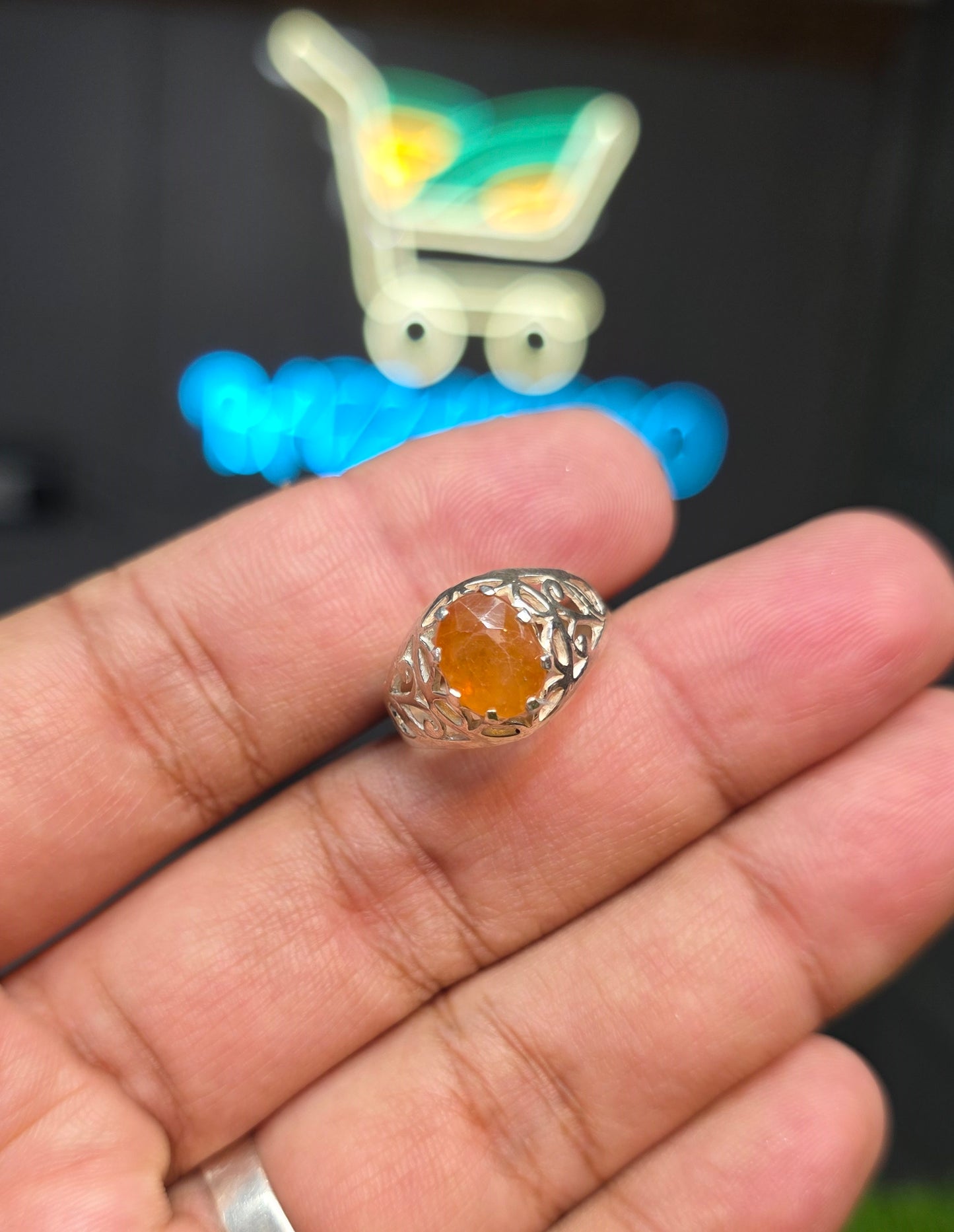 Premium Quality Pukhraj Ring