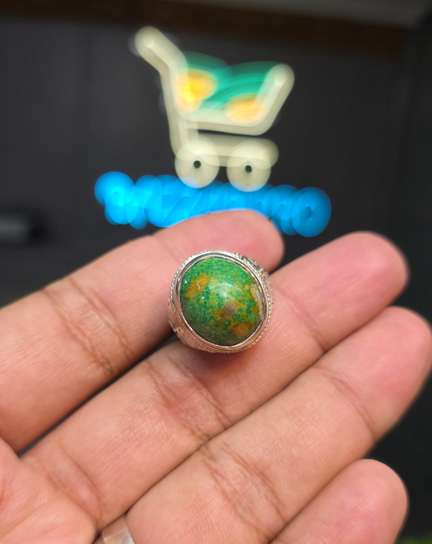 Premium Quality Hussani Feroza Ring