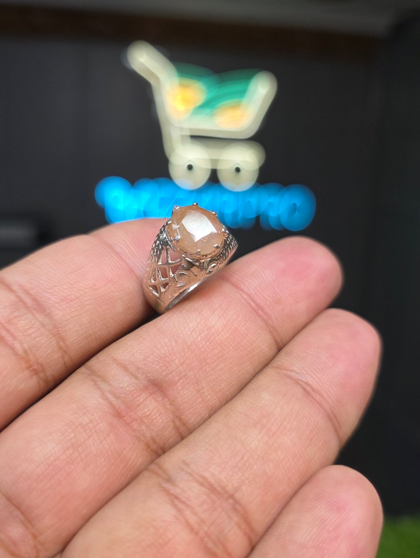 Premium Quality African Pukhraj Ring