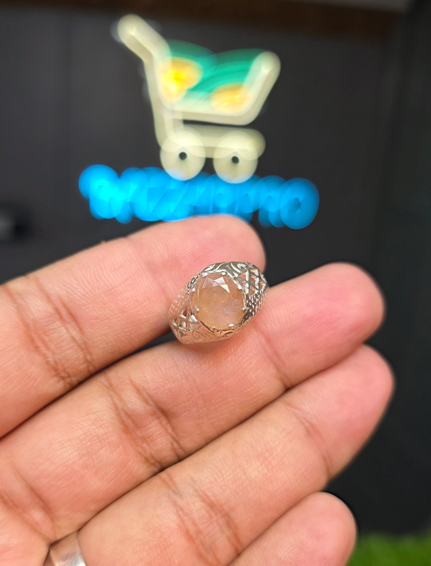 Premium Quality African Pukhraj Ring