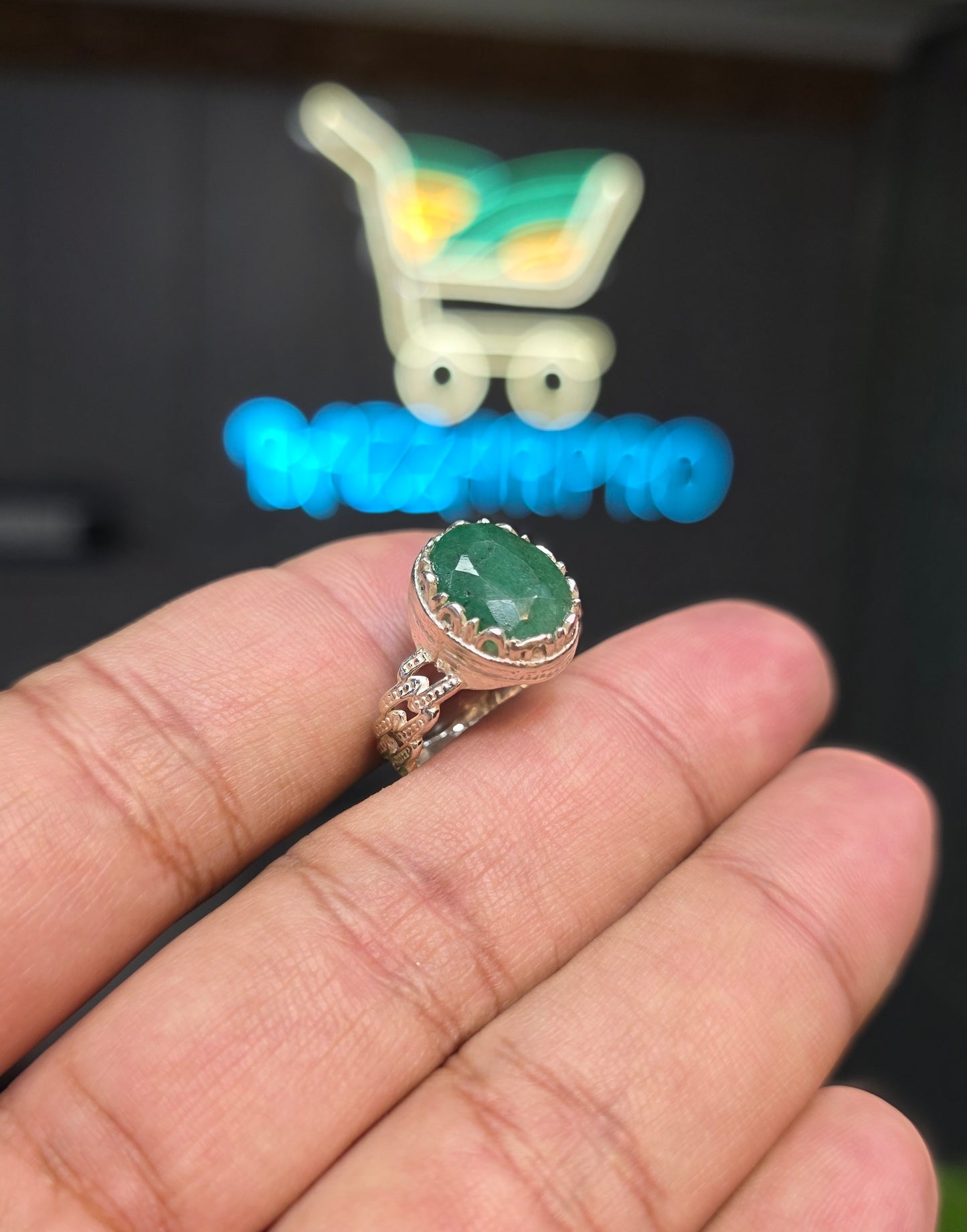 Premium Quality Zamurd Ring