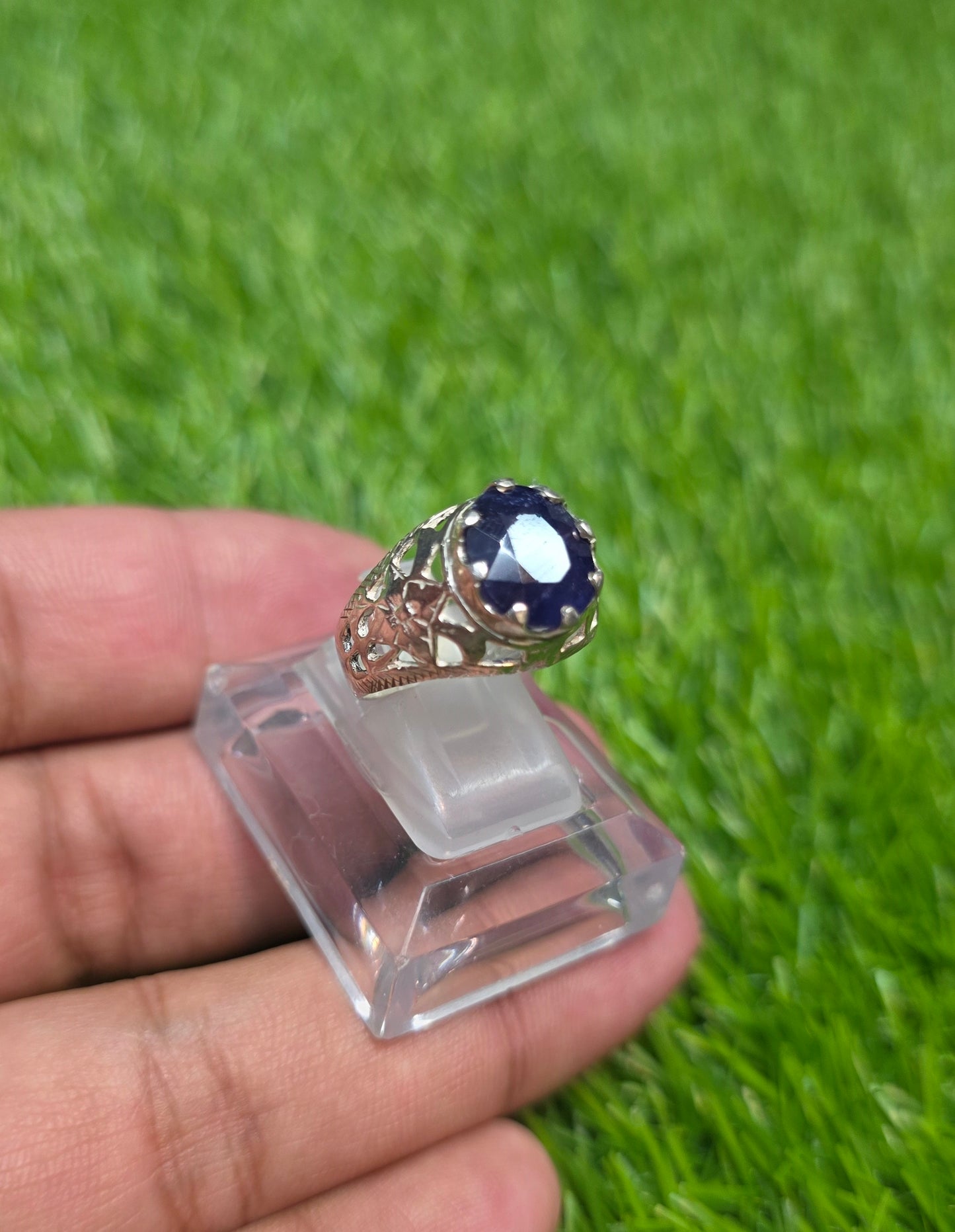 Premium Quality African Neelam Ring