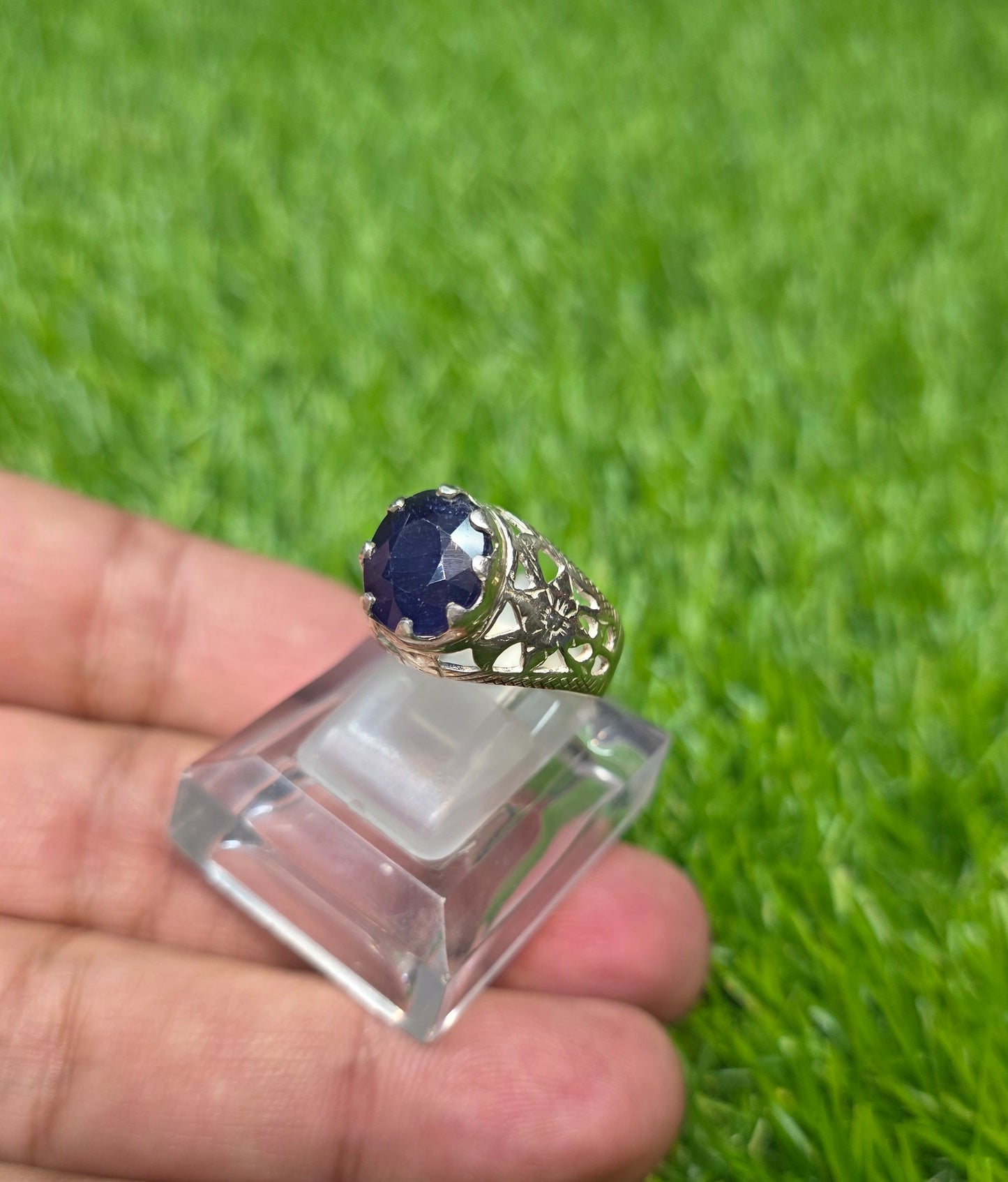 Premium Quality African Neelam Ring