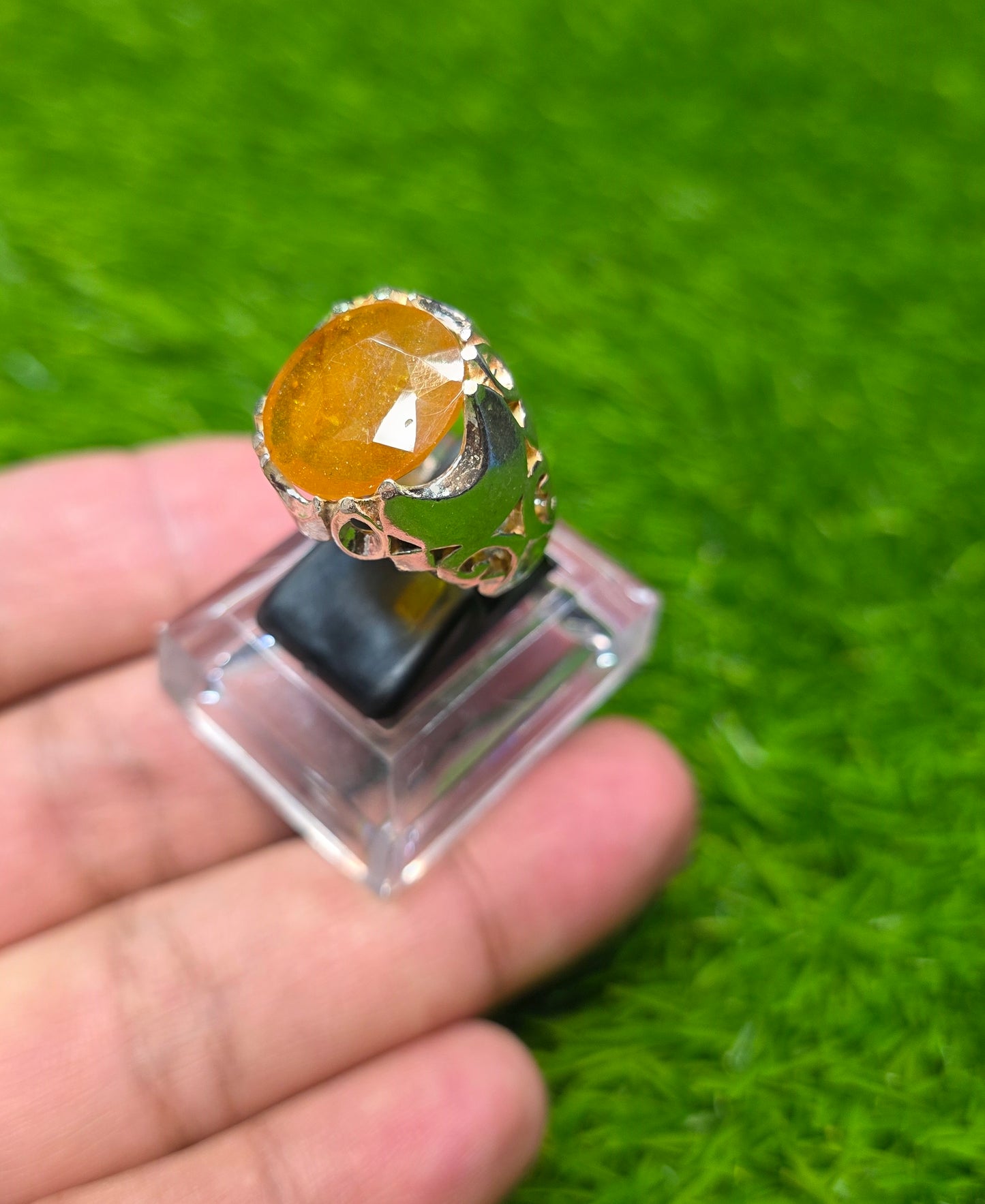 Premium Quality Pukhraj Ring