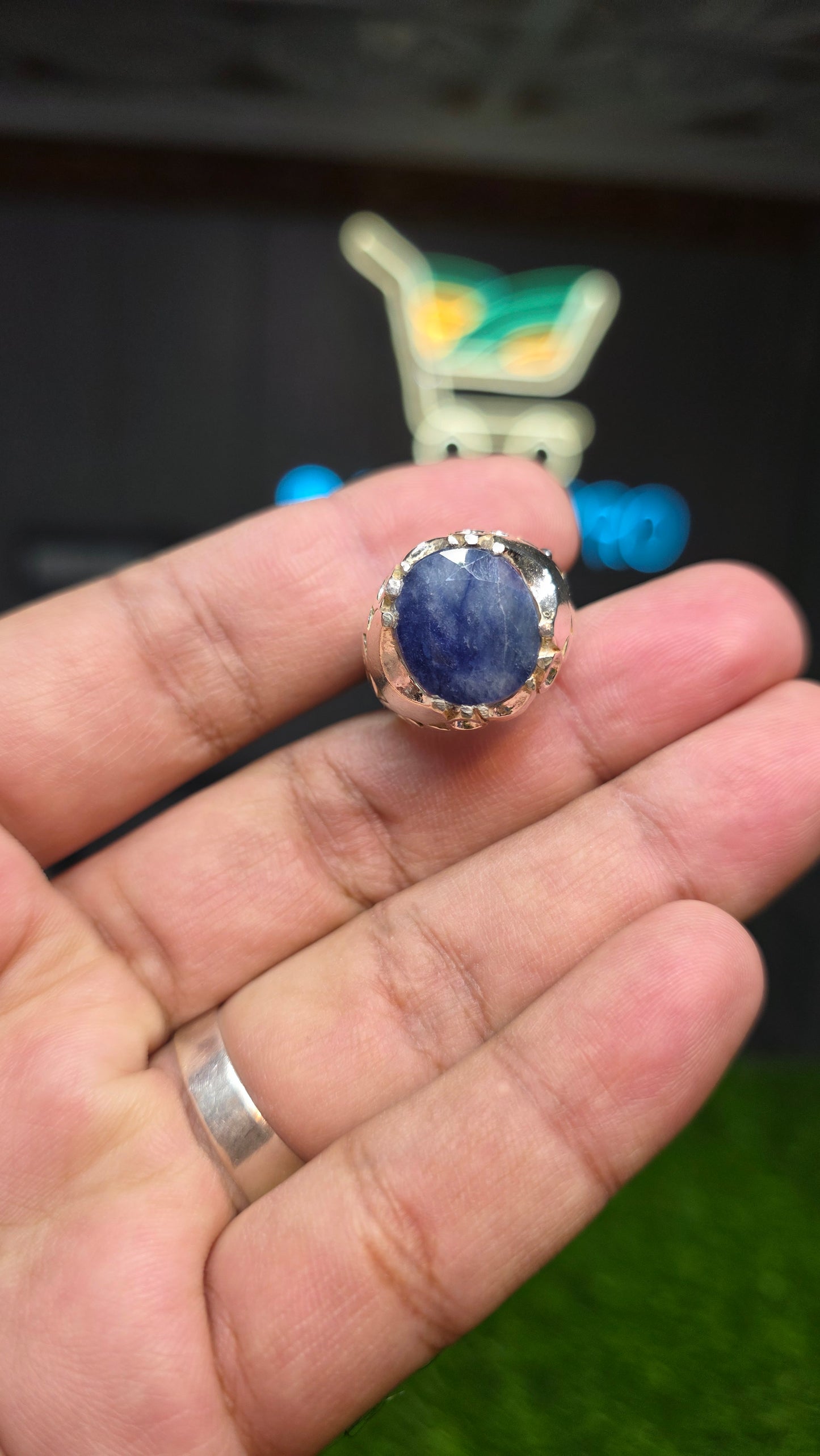 Premium Quality Neelam Ring
