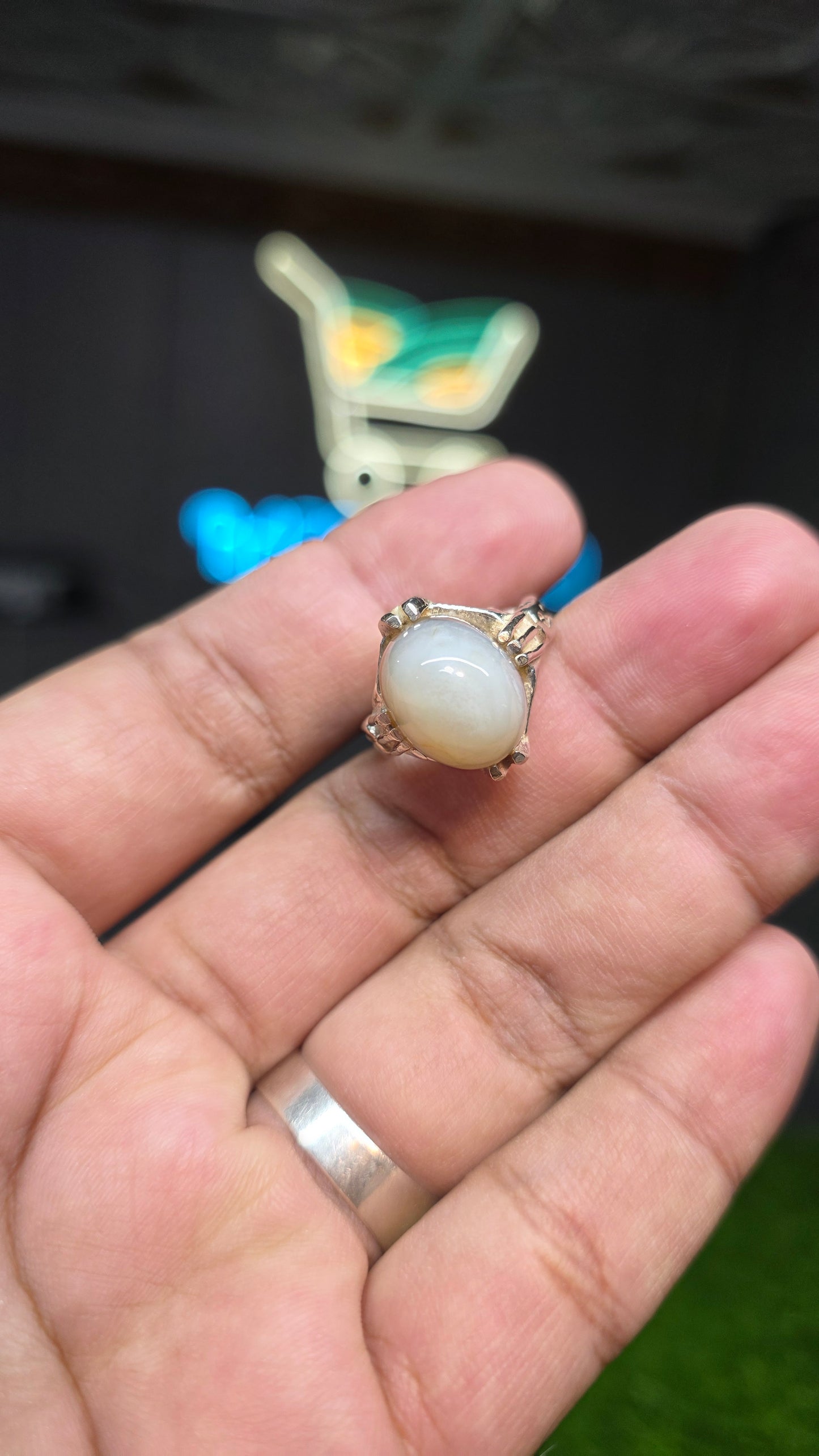 Premium Quality Eye Aqeeq Ring