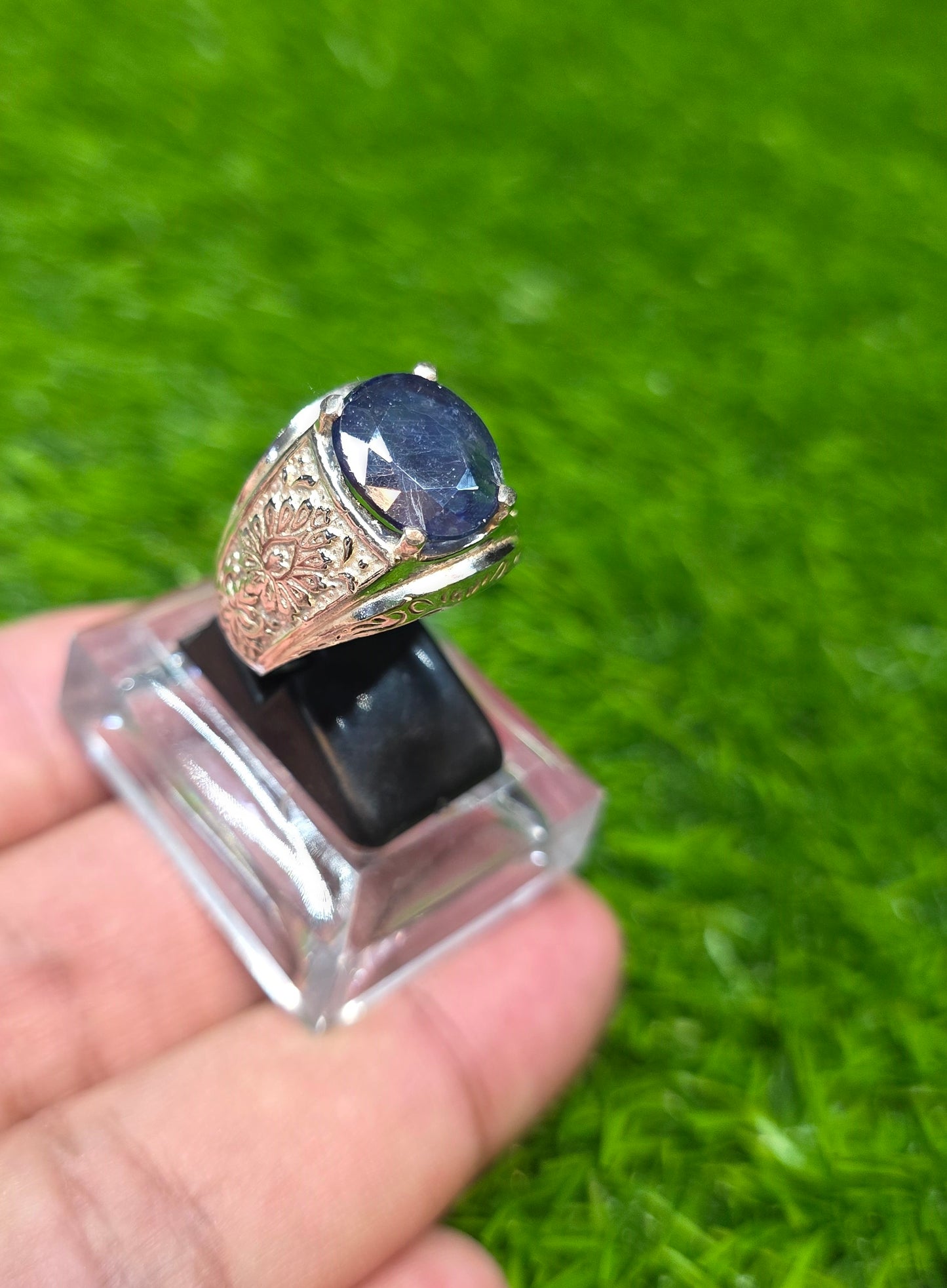 Premium Quality Neelam Ring
