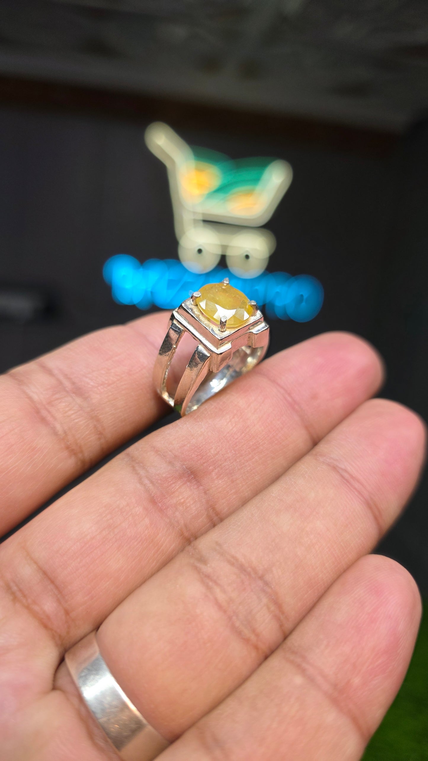 Premium Quality Pukhraj Ring