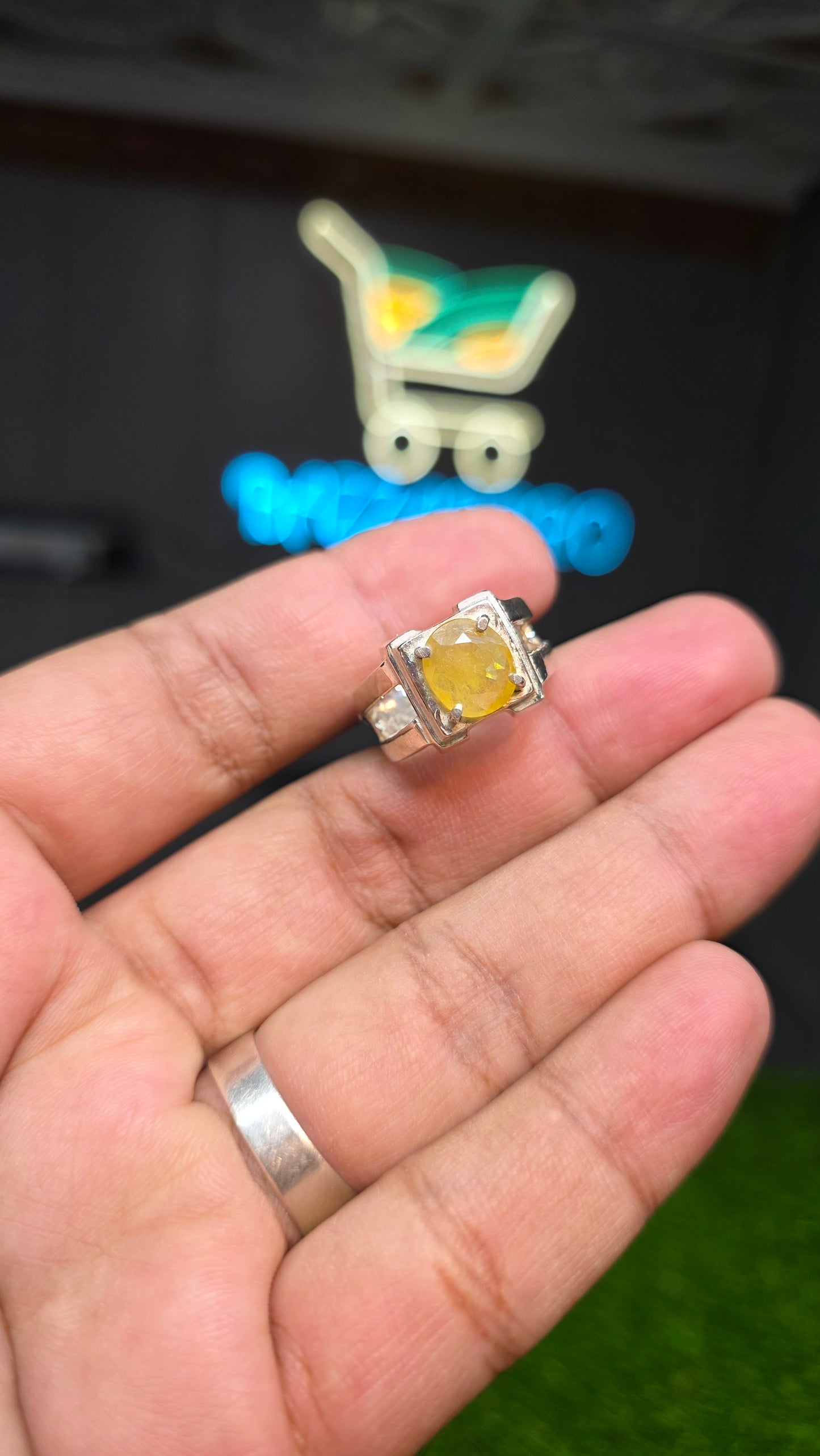 Premium Quality Pukhraj Ring