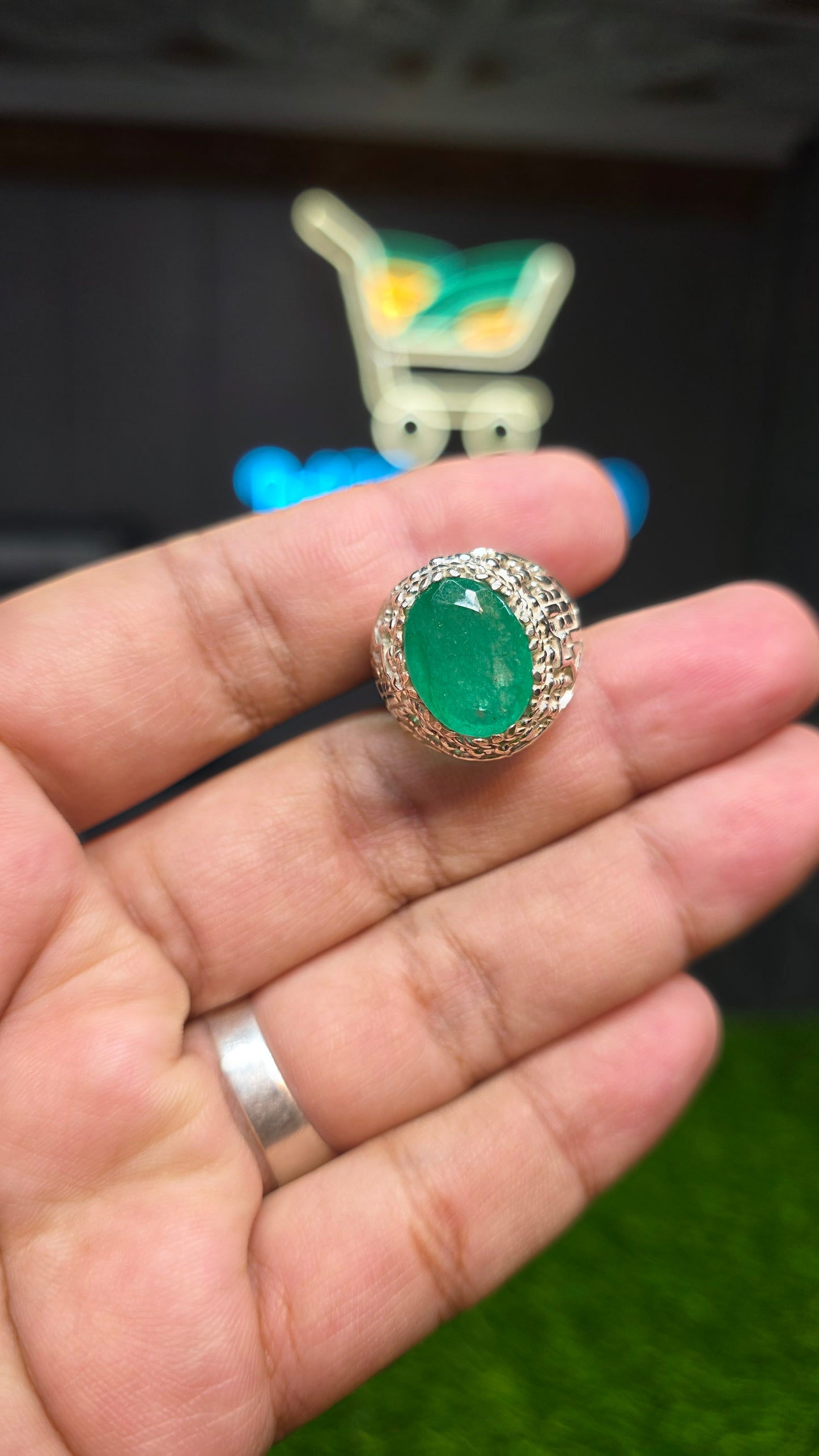 Premium Quality Zamurd Ring