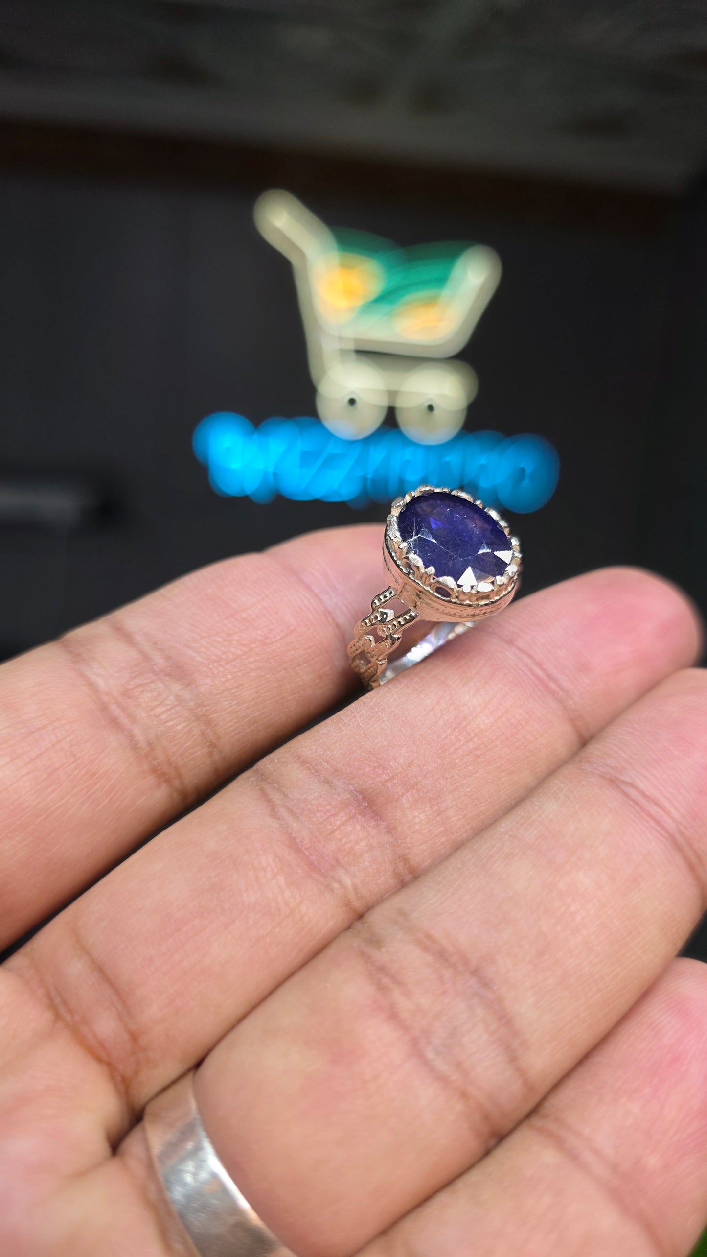 Premium Quality Neelam Ring