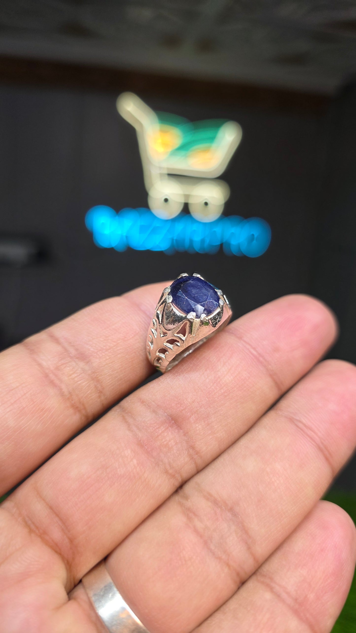 Premium Quality Neelam Ring