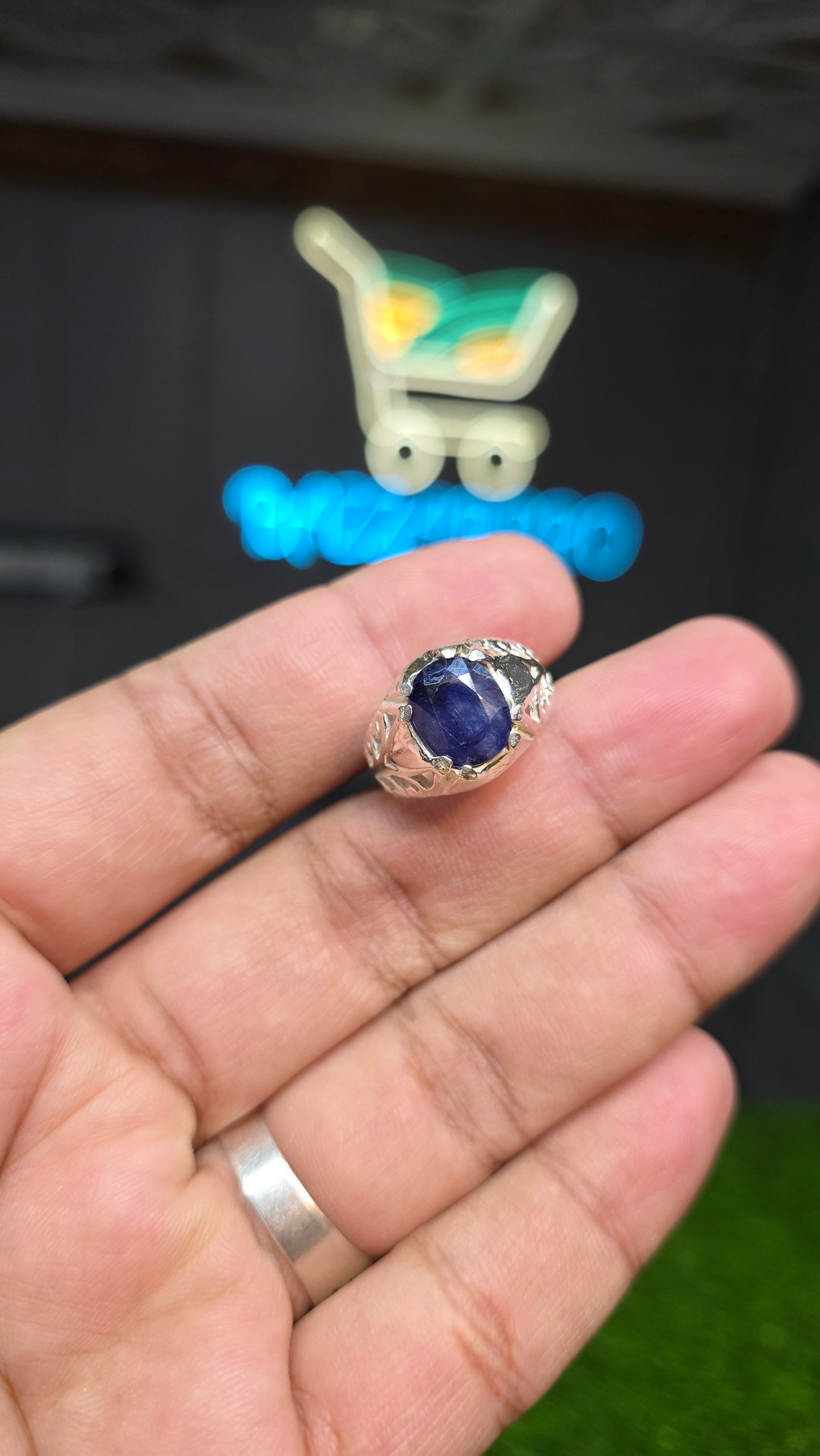 Premium Quality Neelam Ring