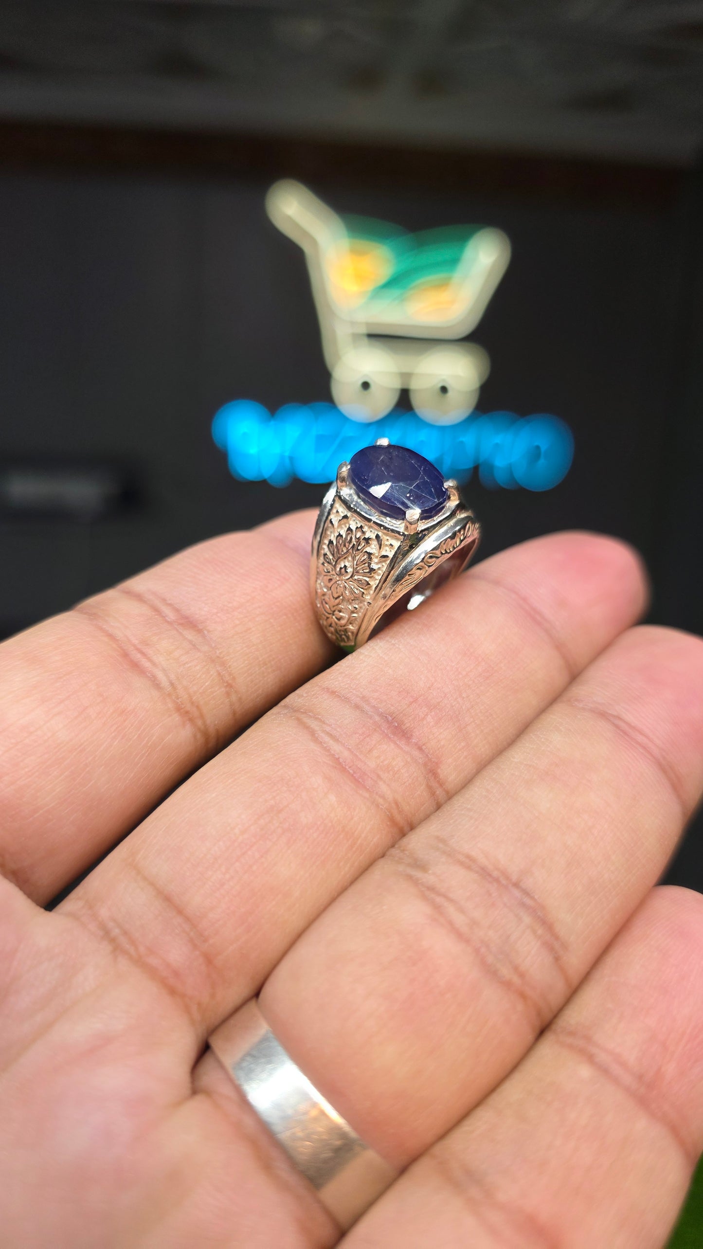 Premium Quality Neelam Ring