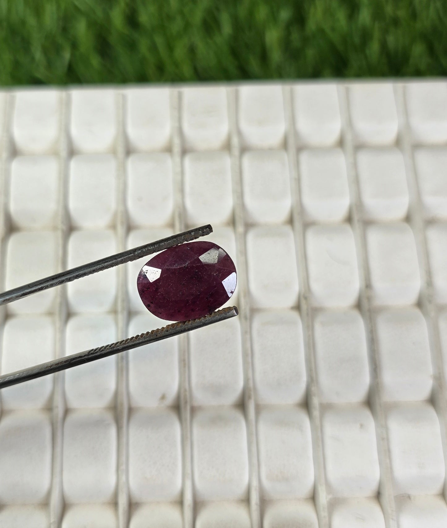 Natural Ruby Stone With Lab Certificate