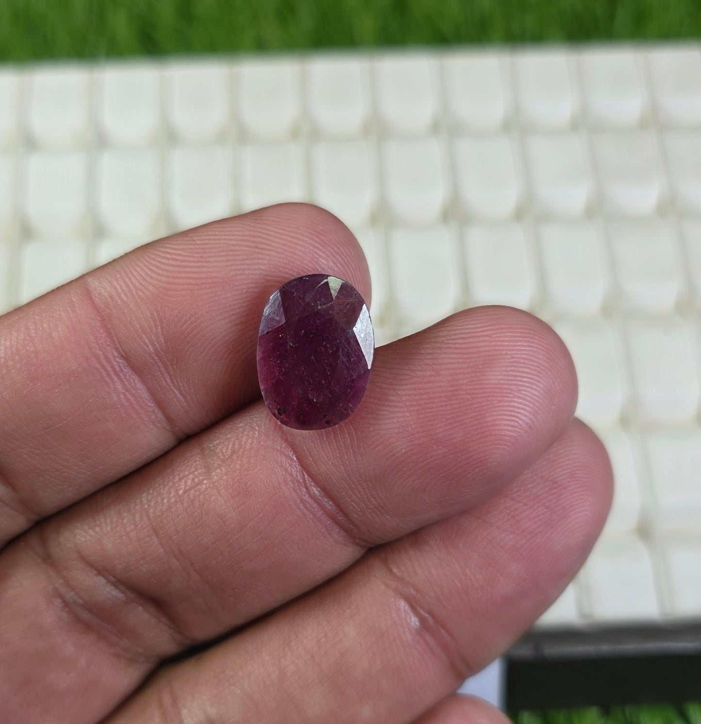 Natural Ruby Stone With Lab Certificate