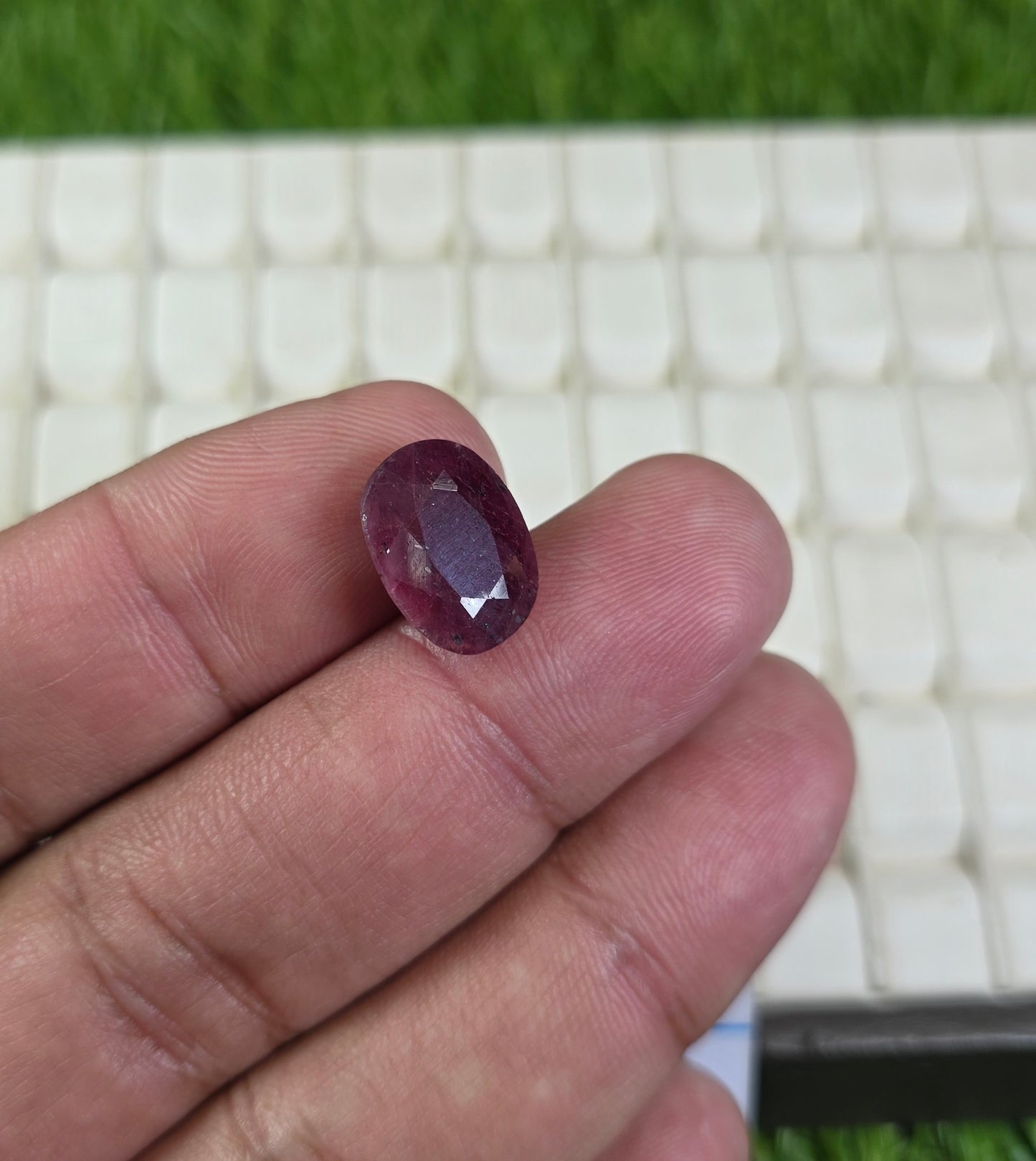 Natural Ruby Stone With Lab Certificate