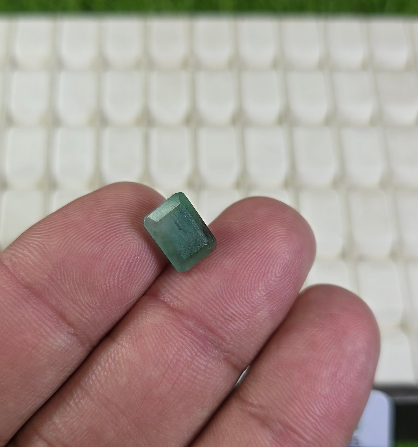 Natural Zambia Zamurd Stone With Lab Certificate