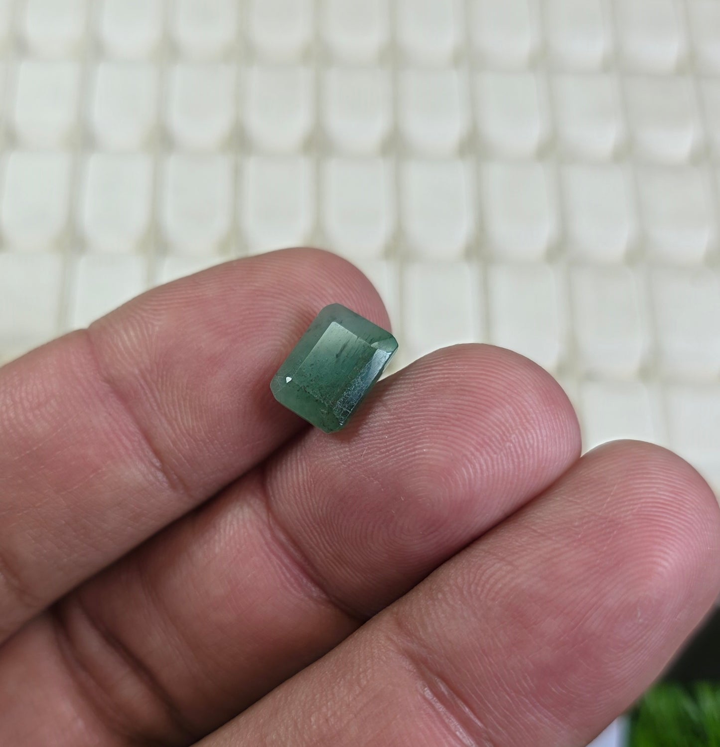 Natural Zambia Zamurd Stone With Lab Certificate