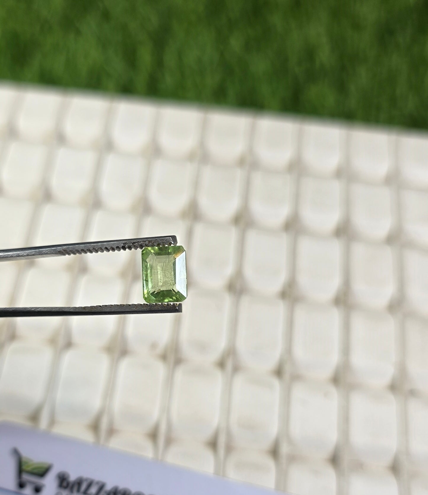 Natural Peridot Stone With Lab Certificate