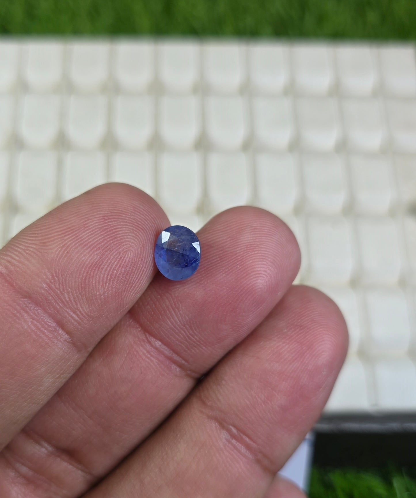 Natural Ceylon Neelam Stone With Lab Certificate