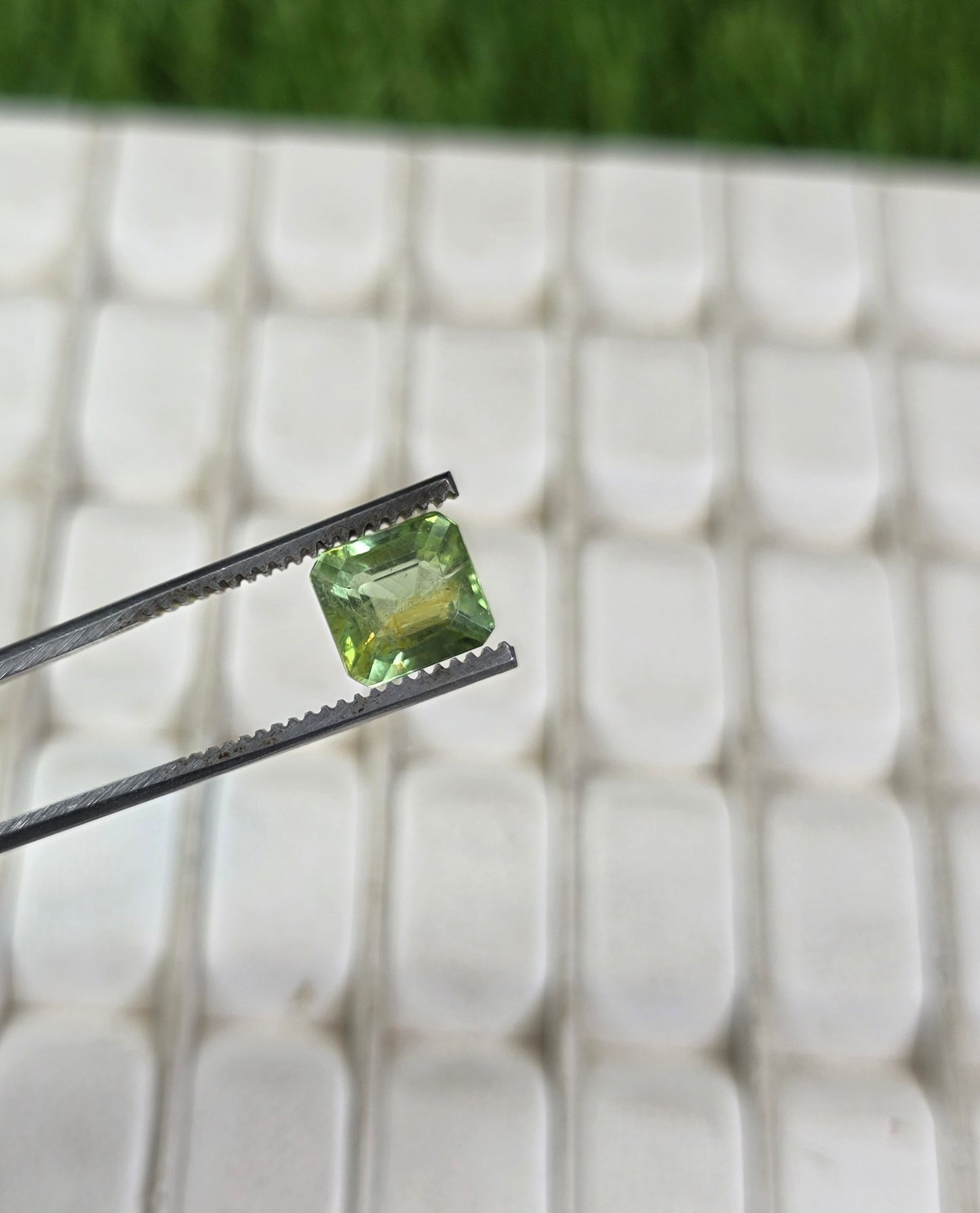 Natural Peridot Stone With Lab Certificate