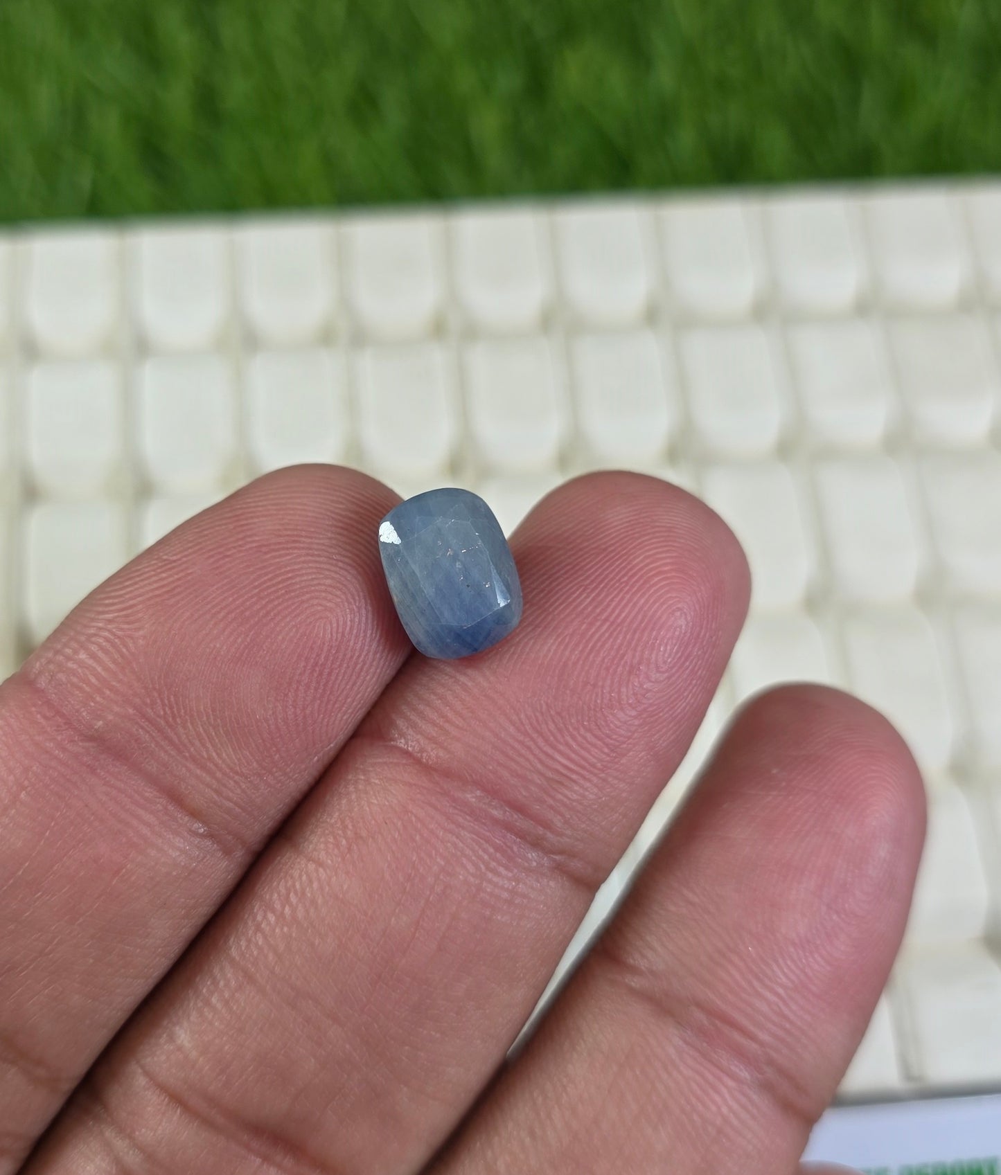Natural Ceylon Neelam Stone With Lab Certificate