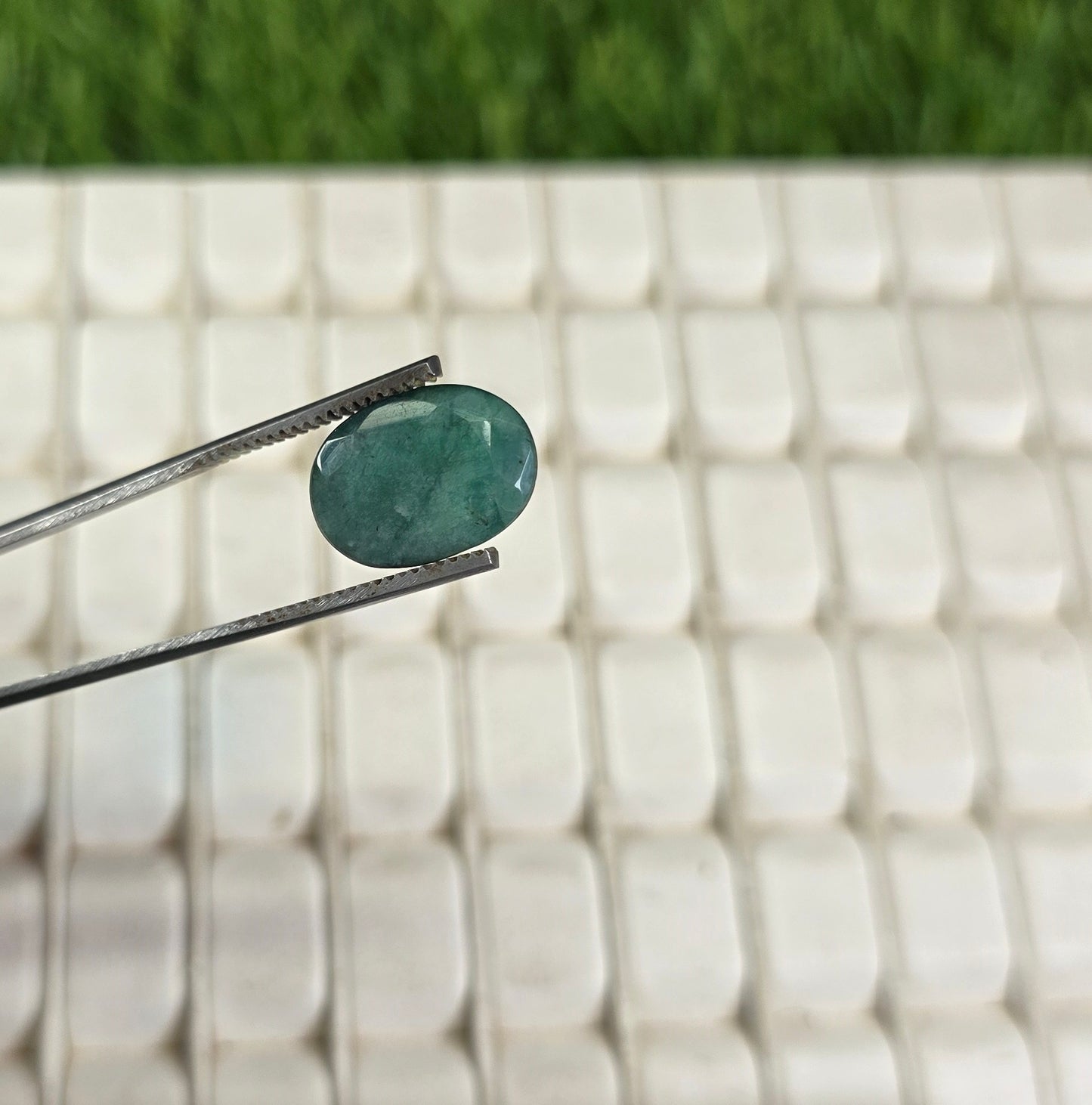 Natural Zambia Zamurd Stone With Lab Certificate