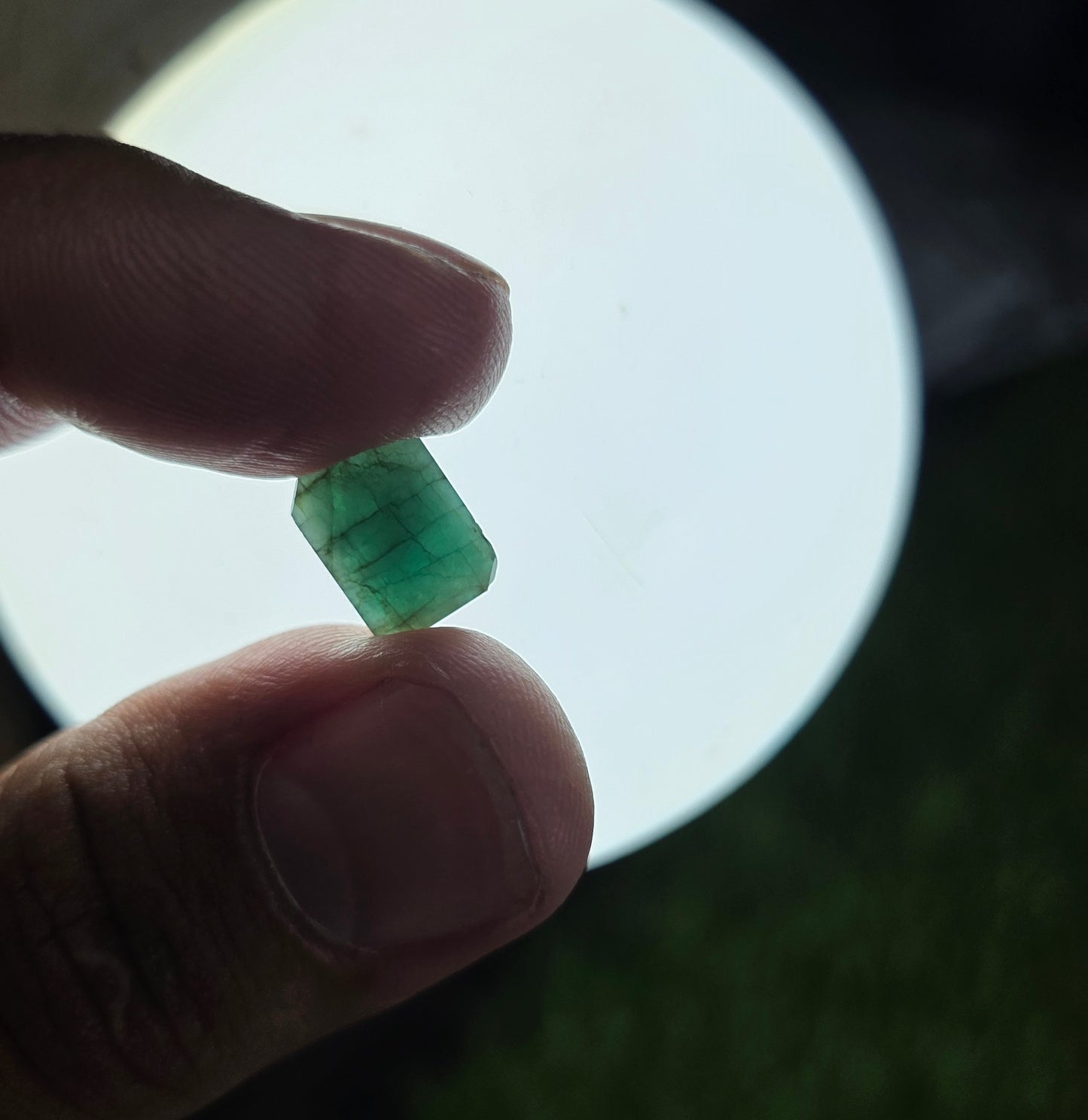 Natural Zambia Zamurd Stone With Lab Certificate