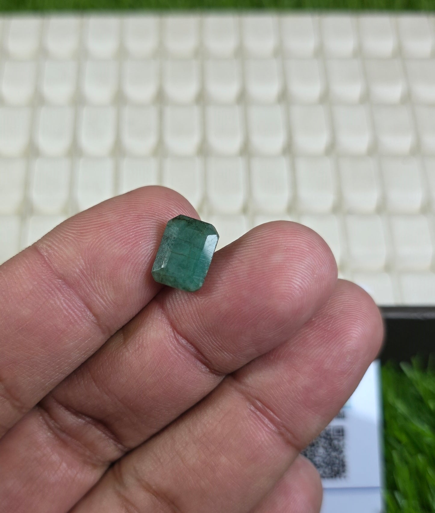 Natural Zambia Zamurd Stone With Lab Certificate