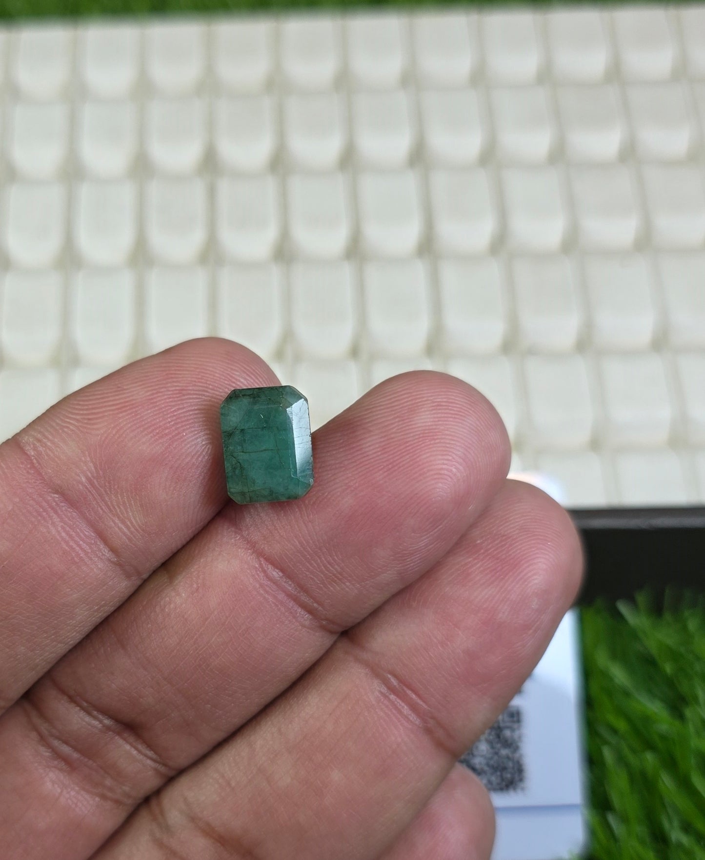 Natural Zambia Zamurd Stone With Lab Certificate