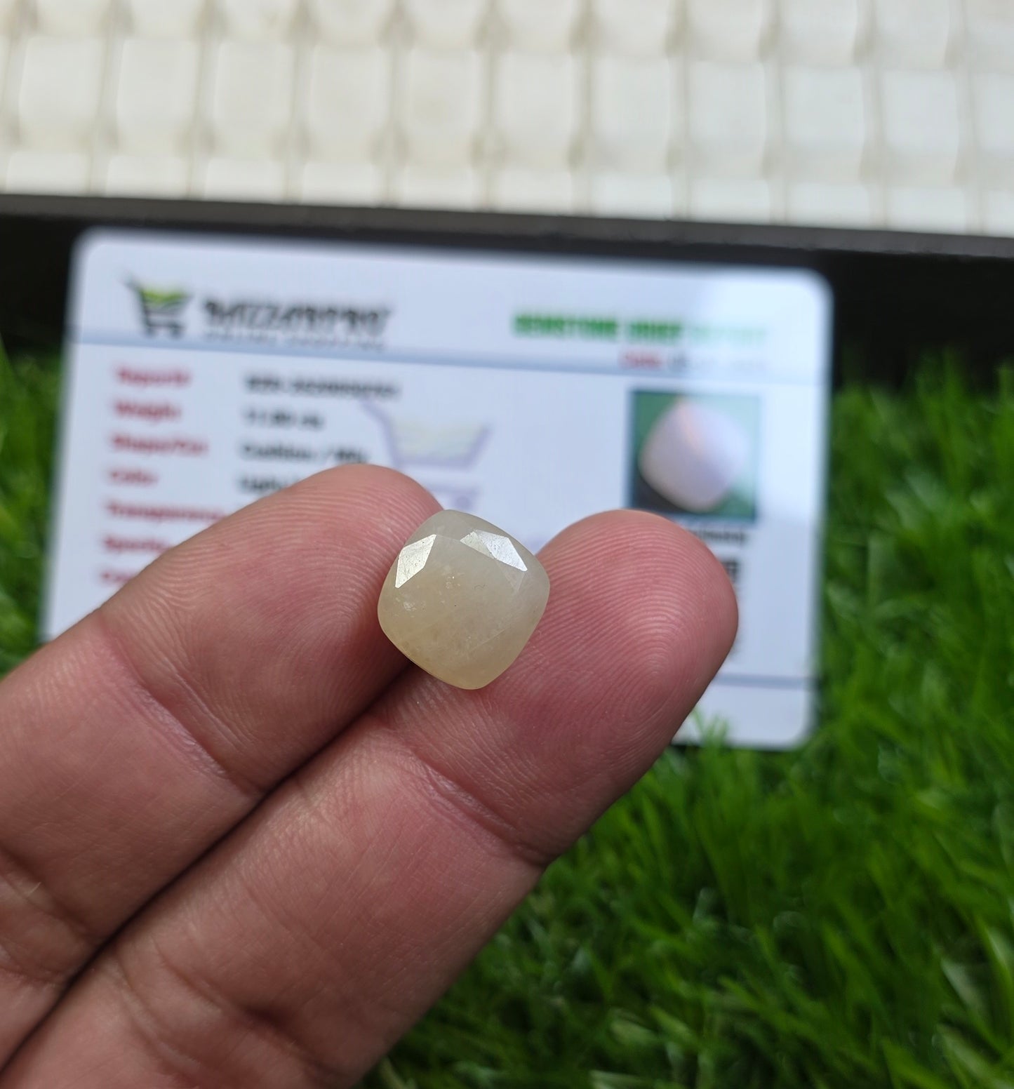 Natural Ceylon Pukhraj Stone With Lab Certificate