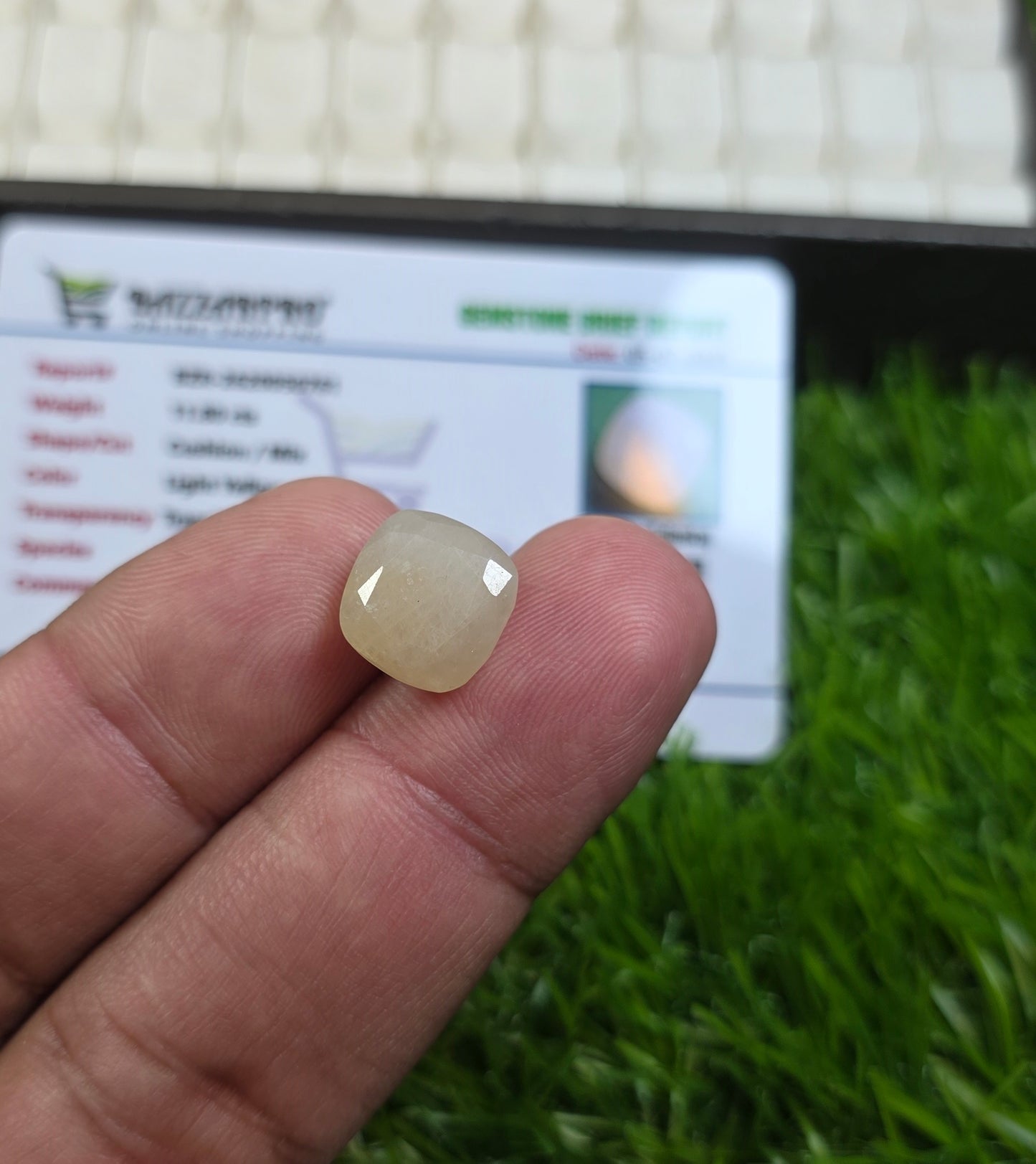 Natural Ceylon Pukhraj Stone With Lab Certificate
