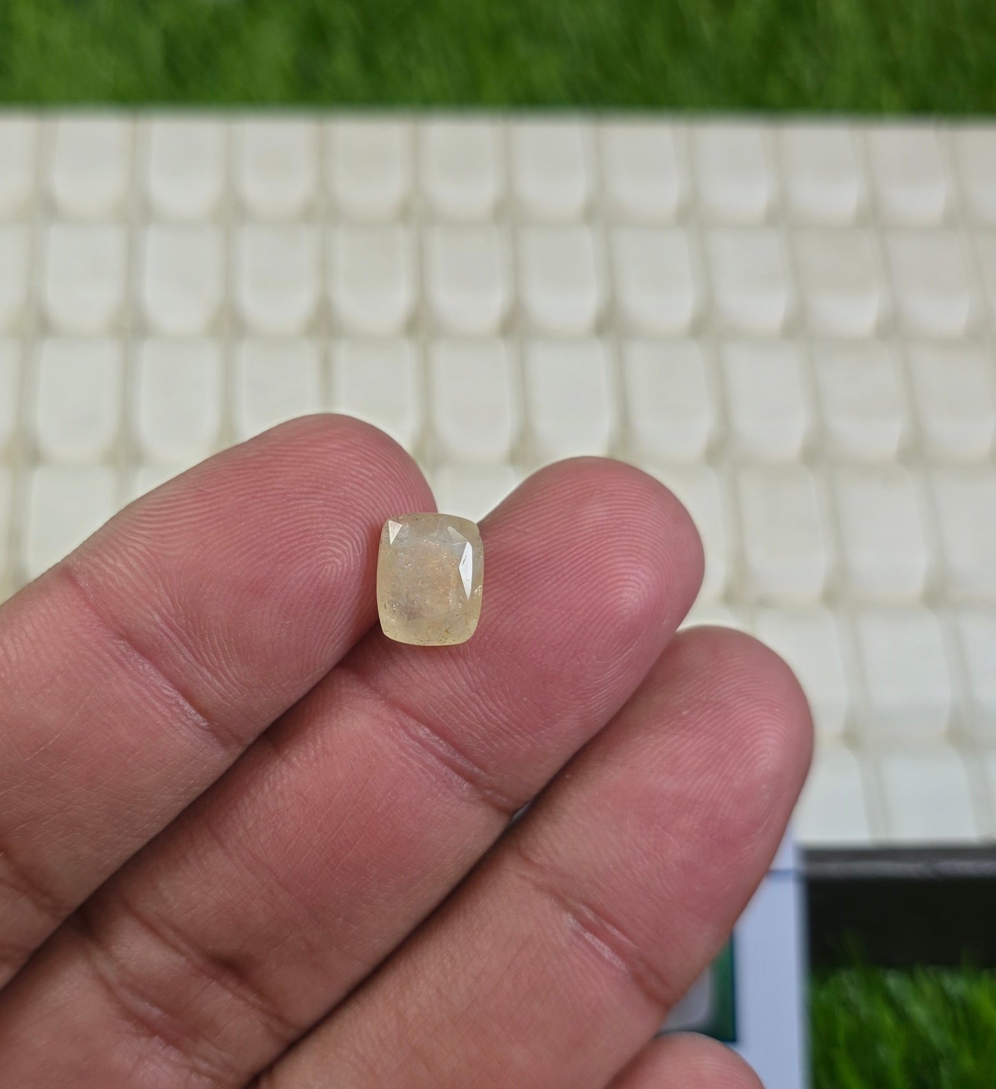Natural Ceylon Pukhraj Stone With Lab Certificate