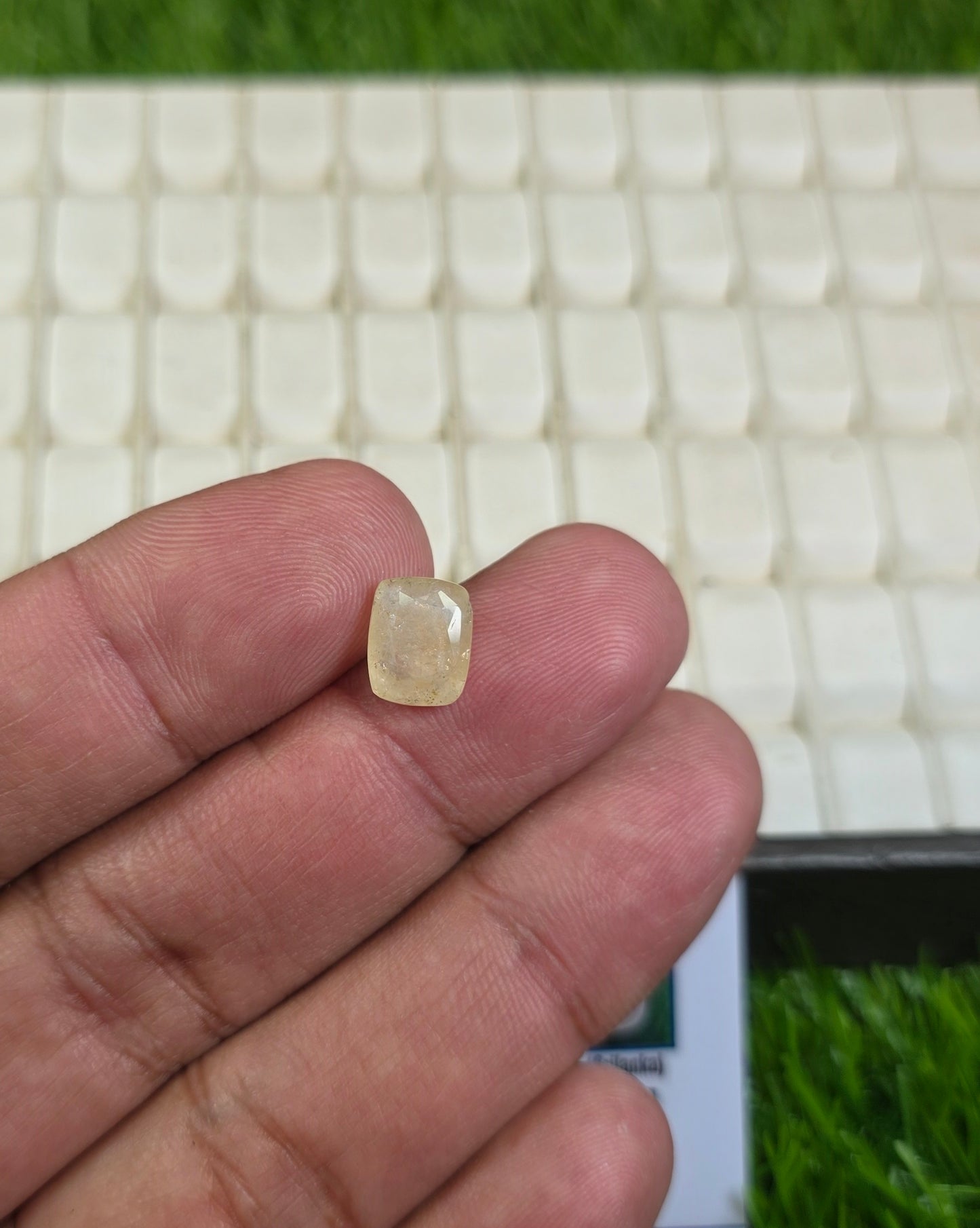 Natural Ceylon Pukhraj Stone With Lab Certificate