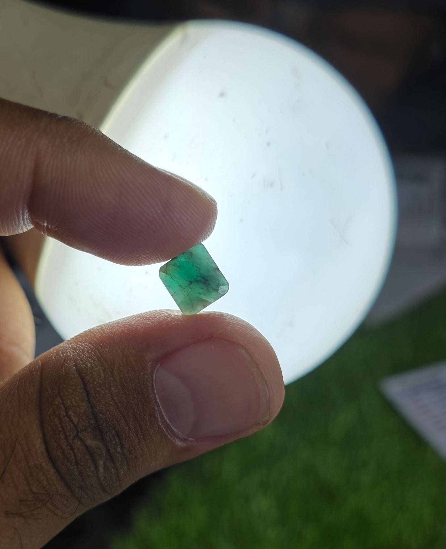 Natural Zambia Zamurd Stone With Lab Certificate