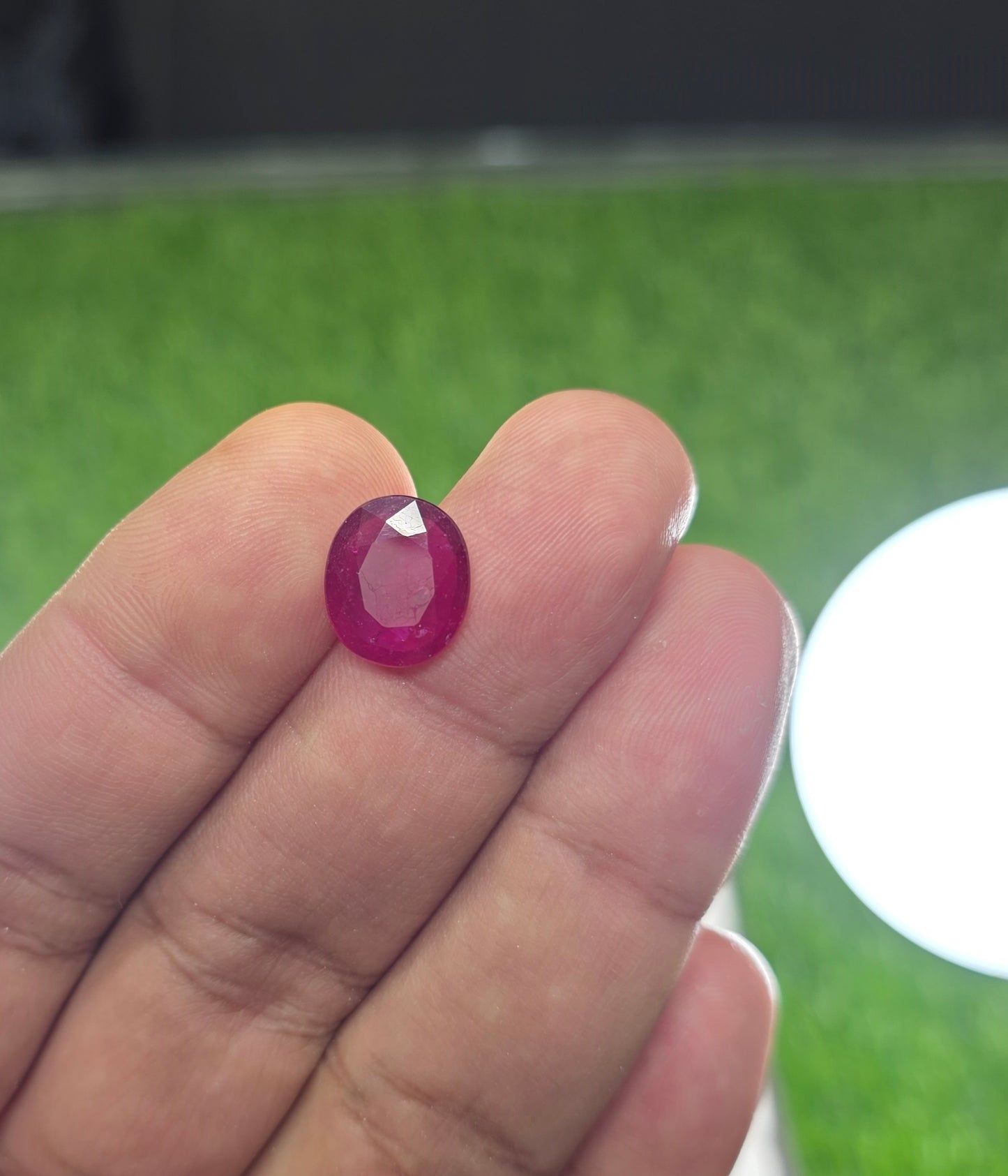 Natural Ruby Stone With Lab Certificate