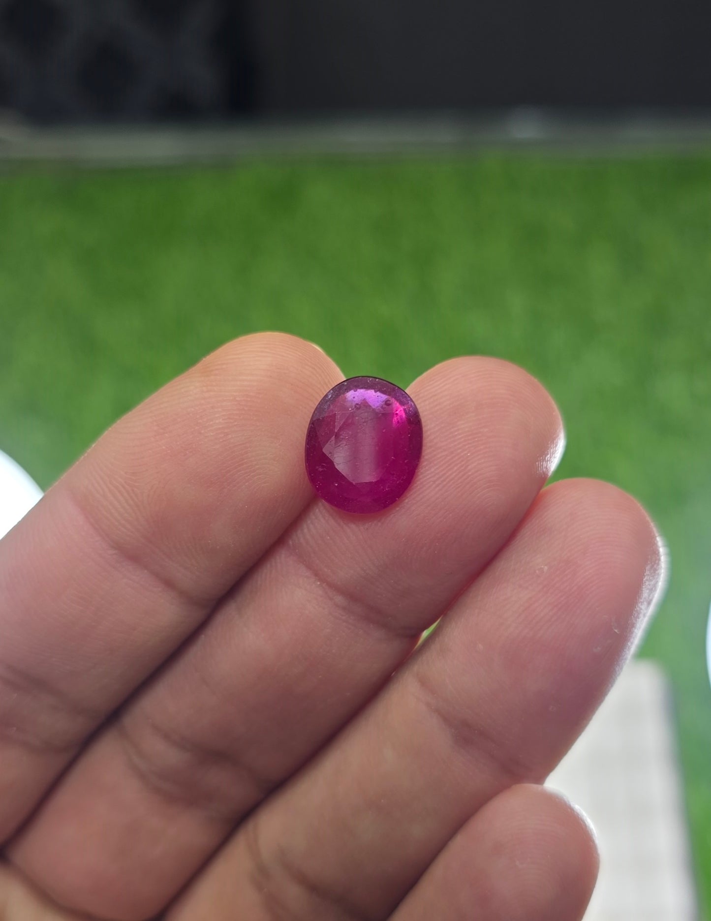 Natural Ruby Stone With Lab Certificate