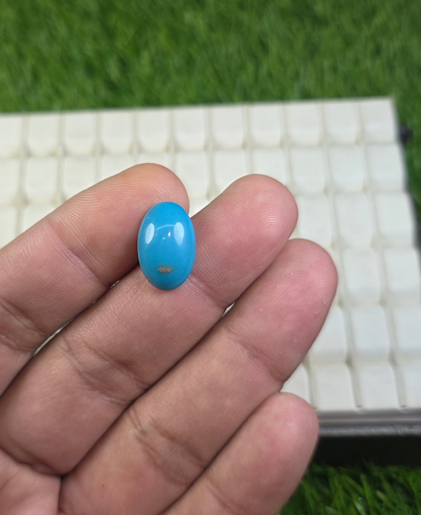 Natural Feroza Stone With Lab Certificate