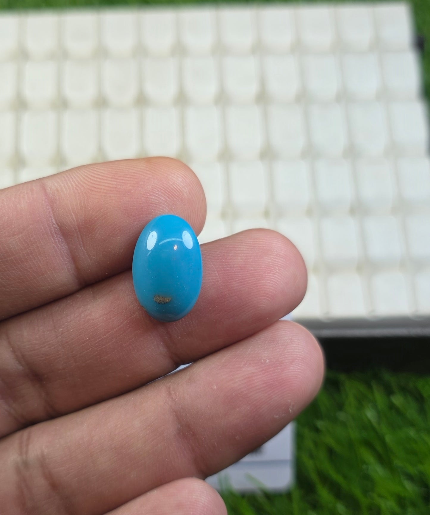 Natural Feroza Stone With Lab Certificate