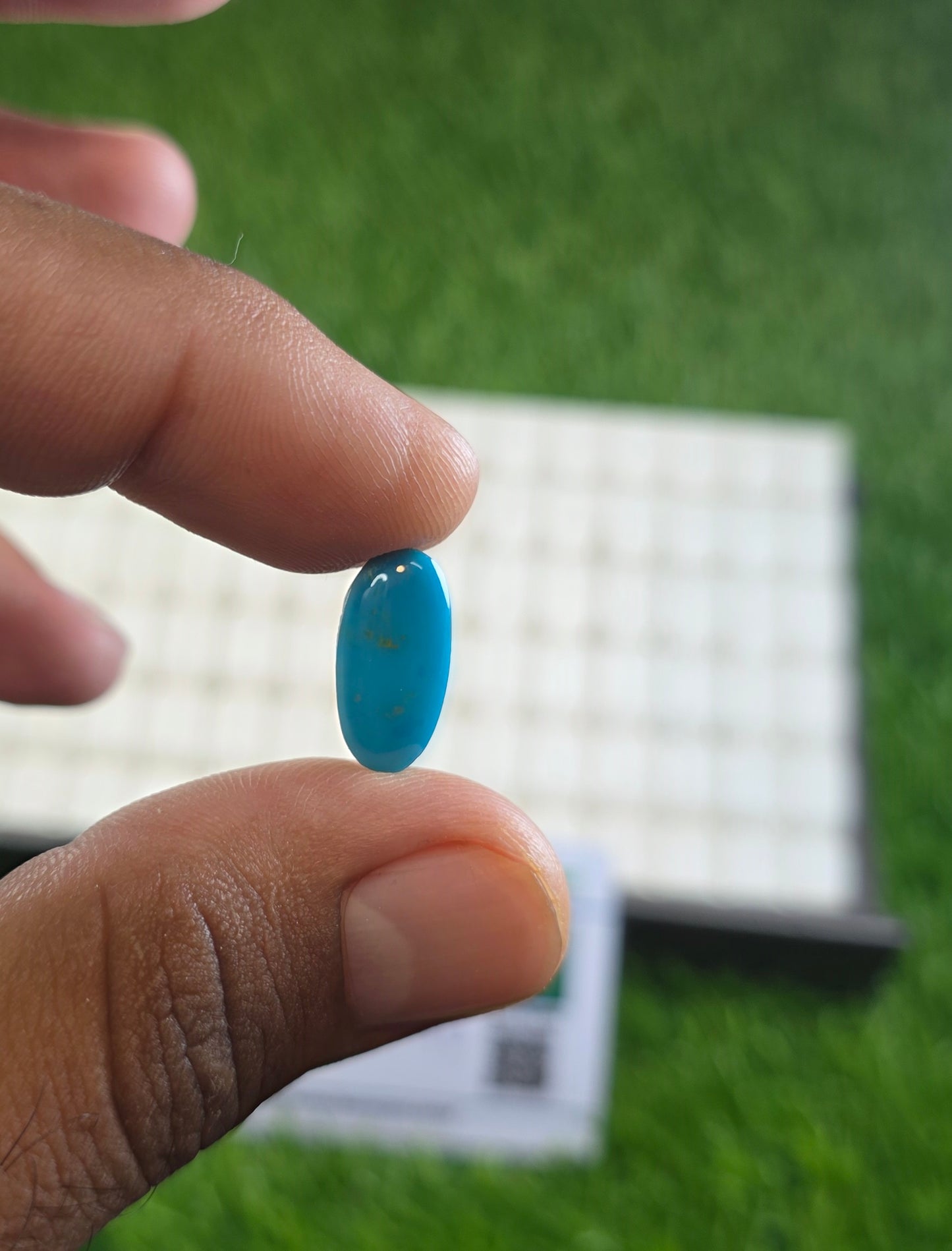 Natural Feroza Stone With Lab Certificate