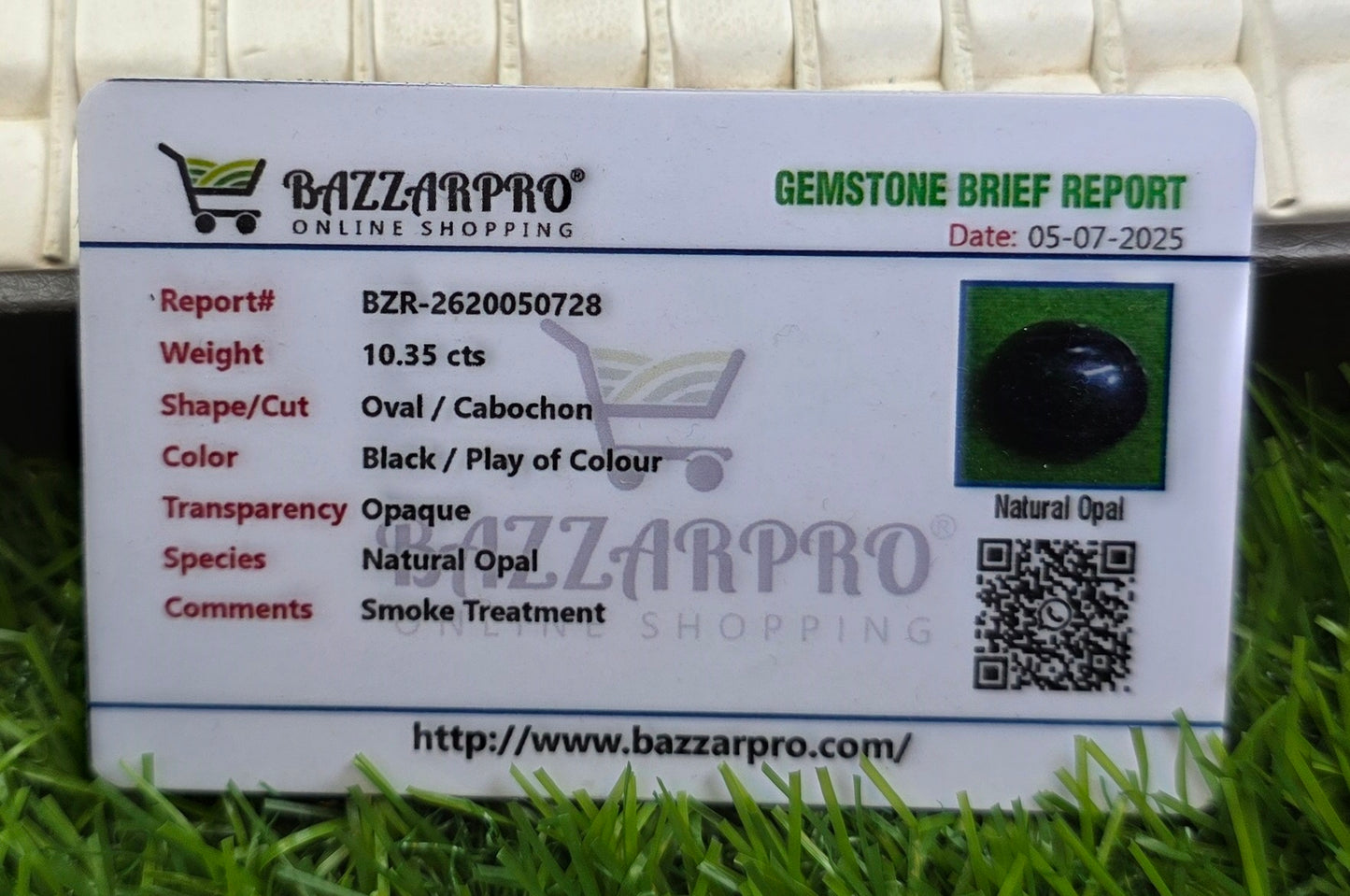 Natural Full Fire Opal Stone With Lab Certificate