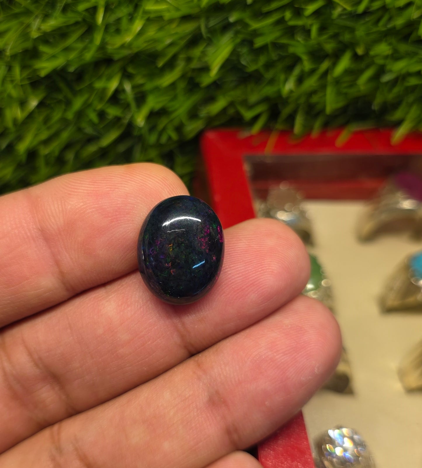 Natural Full Fire Opal Stone With Lab Certificate