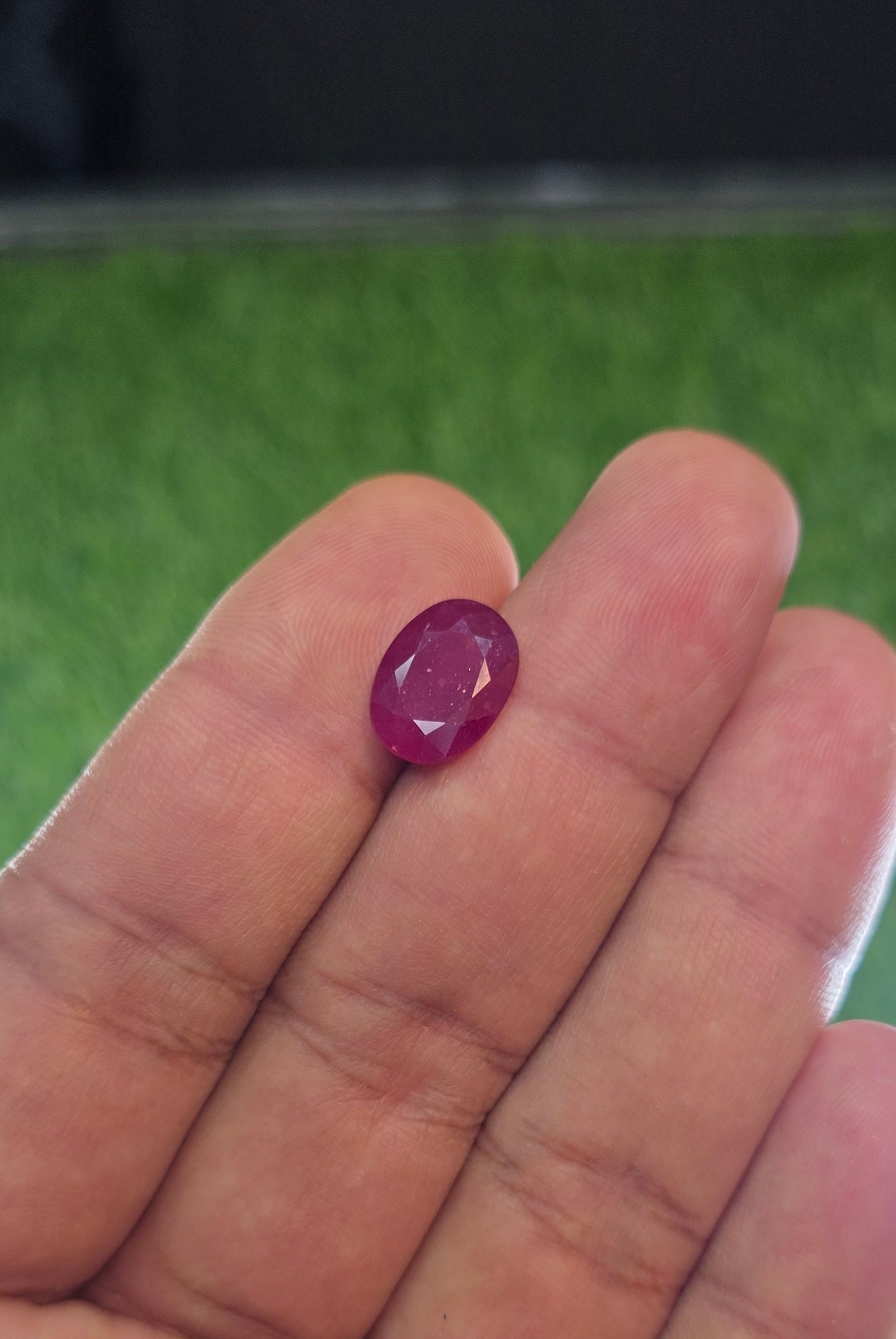 Natural Ruby Stone With Lab Certificate