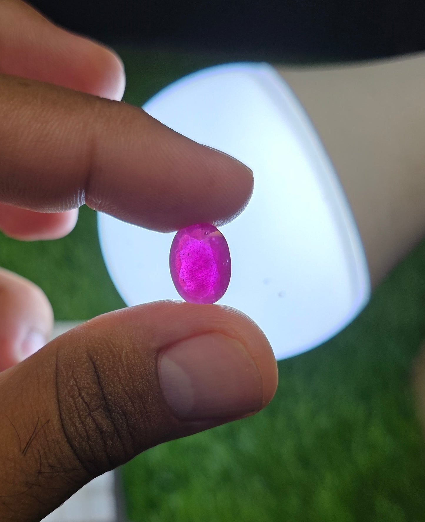 Natural Ruby Stone With Lab Certificate